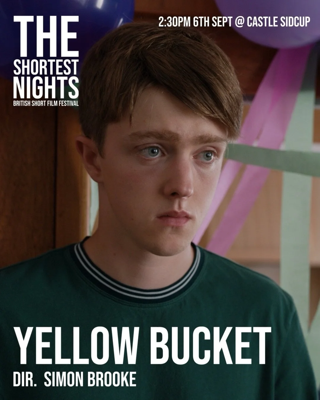 YELLOW BUCKET takes a thought experiment, and wraps it up into a stunning narrative. With witty dialogue and outstanding performances, you&rsquo;ll be gripped from the outset! Catch it as part of our BROTHERS, FATHERS, SONS programme at 2:30pm on 6th