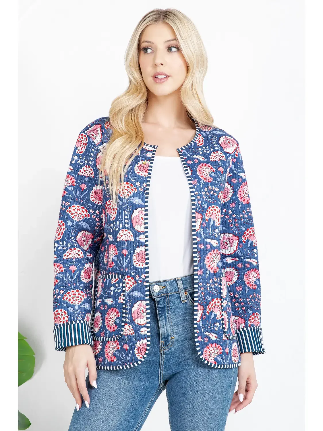 blue floral quilted jacket.webp