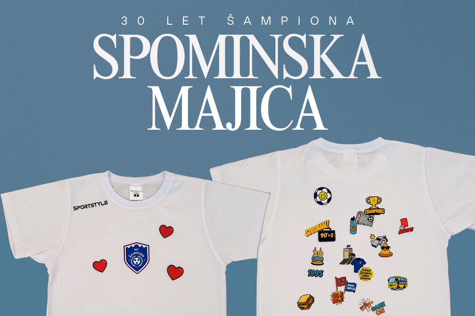 Spominska majica NK šampion 30 let