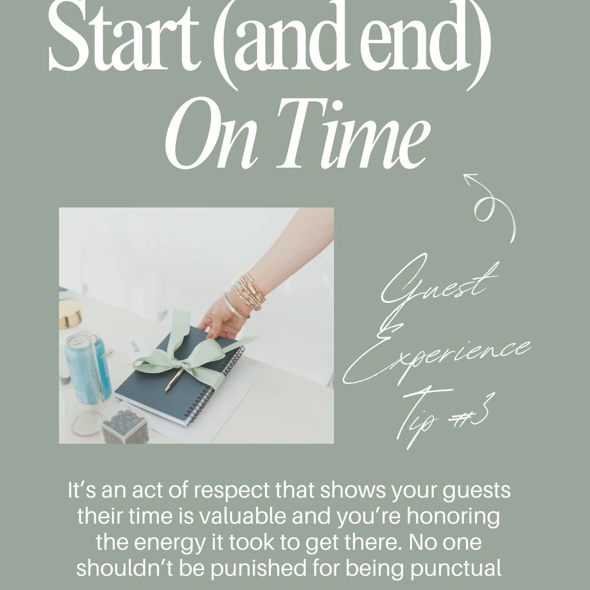 What costs zero dollars, takes zero training, and somehow still doesn&rsquo;t happen at most events?

Literally everything I&rsquo;m about to tell you. 

If you&rsquo;re just joining us, welcome! I'm spending the next few days improving guest experie