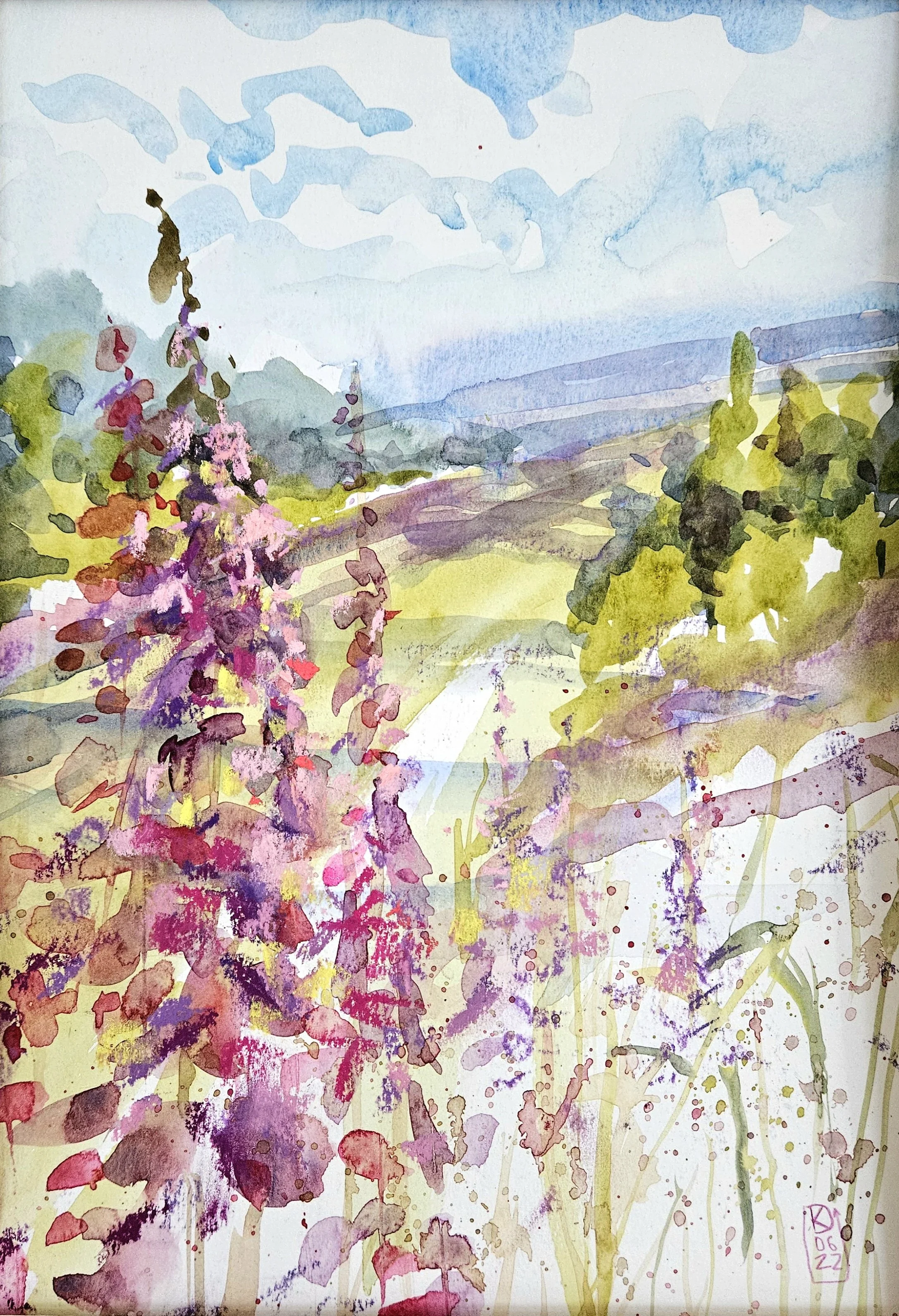 Katia Dia Foxgloves in Knole park.jpg