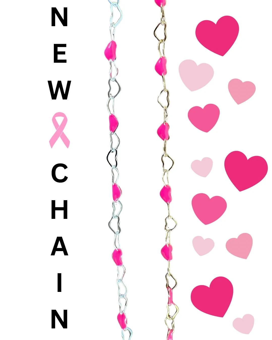🩷 In honor of Breast Cancer Awareness month, I introduce to you, TWO ✨NEW✨ chains! 🩷

Last year I was invited to participate in the &ldquo;MAMMOS AND MORE&rdquo; event, courtesy of @batonrougegeneral . This year I will be participating again and I 