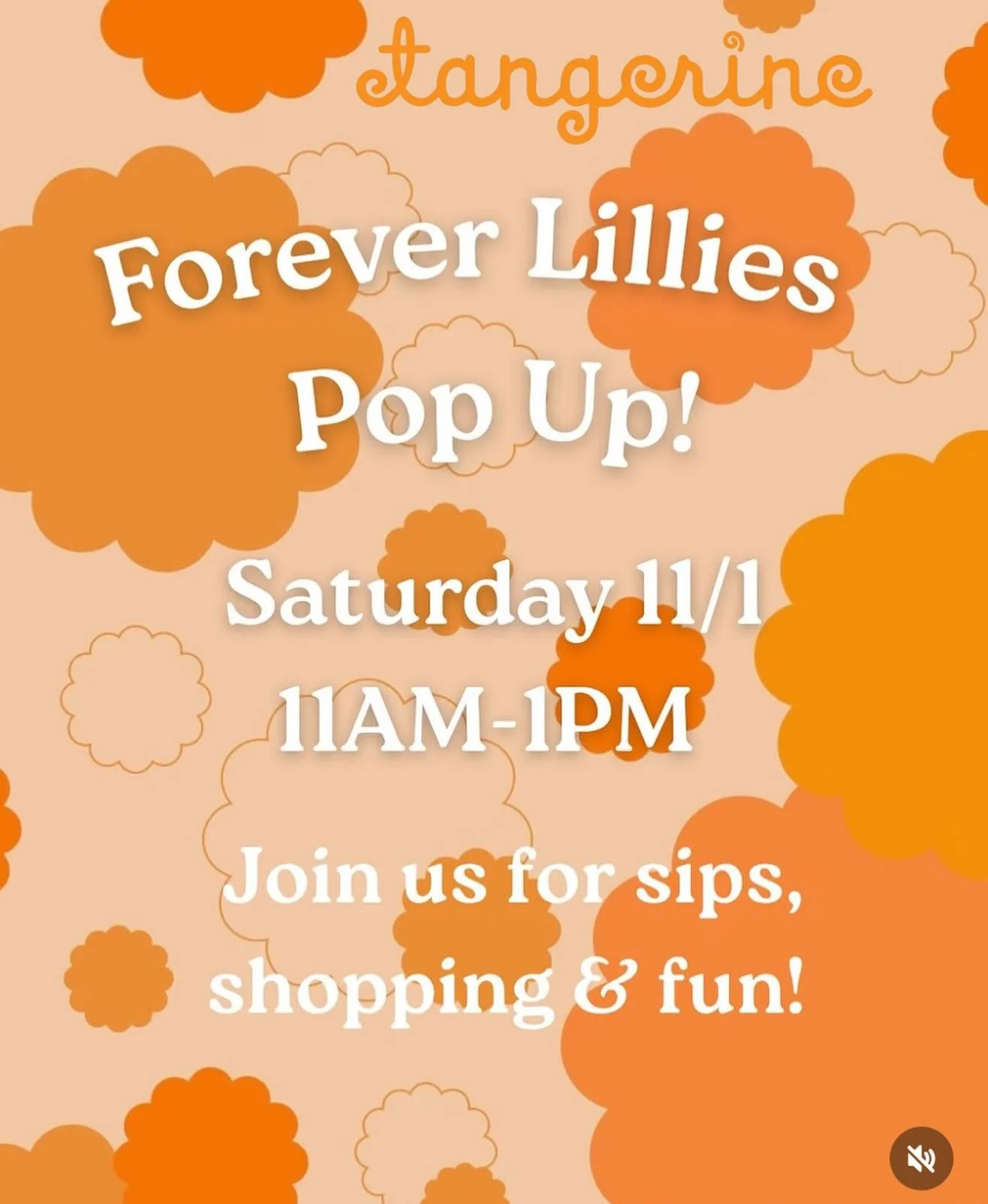✨ Permanent Jewelry Pop-Up at Tangerine! ✨

We&rsquo;re so excited to team up with @tangerinebr for a special Forever Lillies Pop-Up this Saturday, Nov. 1st from 11AM&ndash;1PM!

Come treat yourself (or your bestie!) to a custom permanent bracelet wh