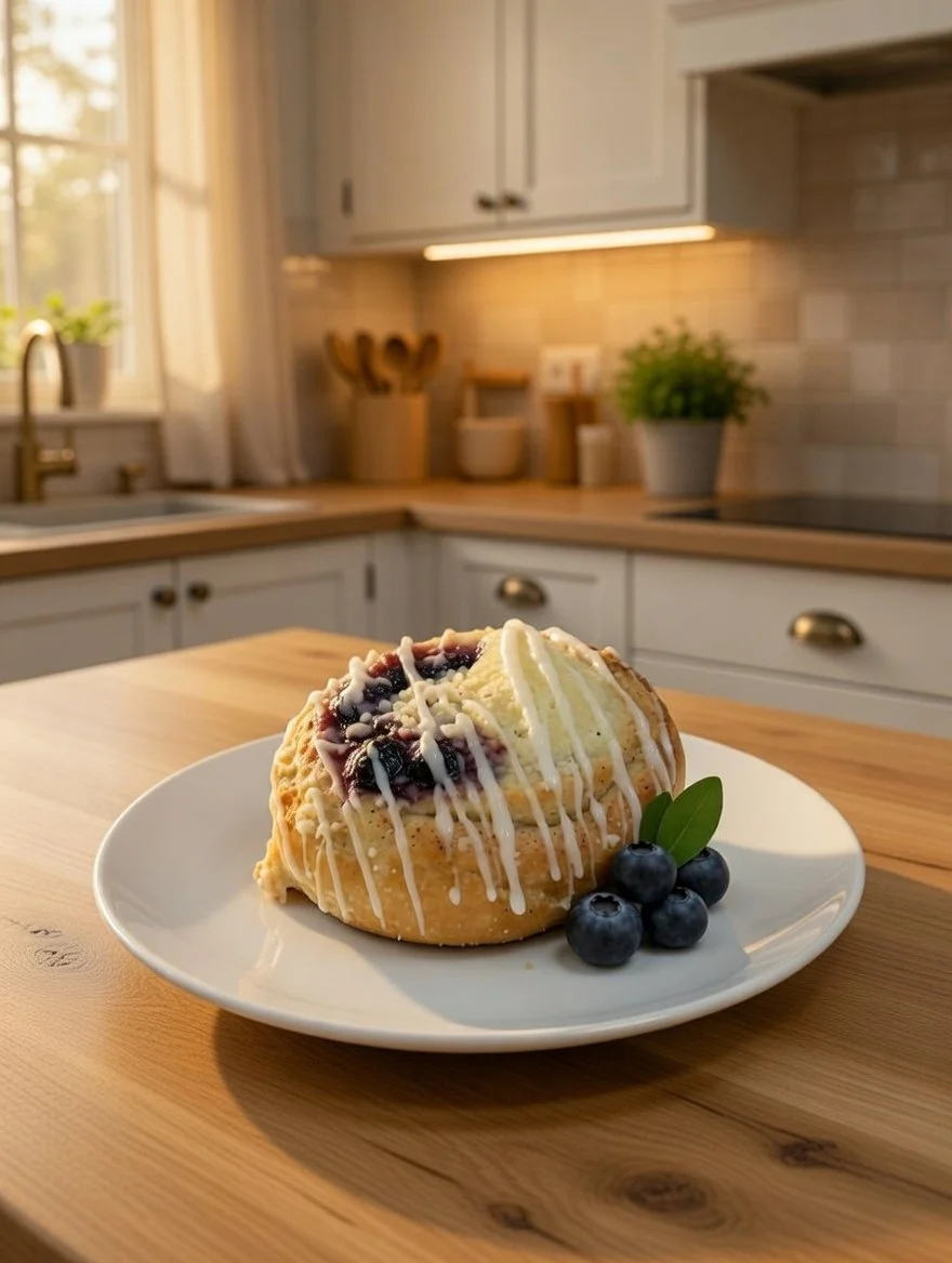 Blueberry & Cream Cheese Danish