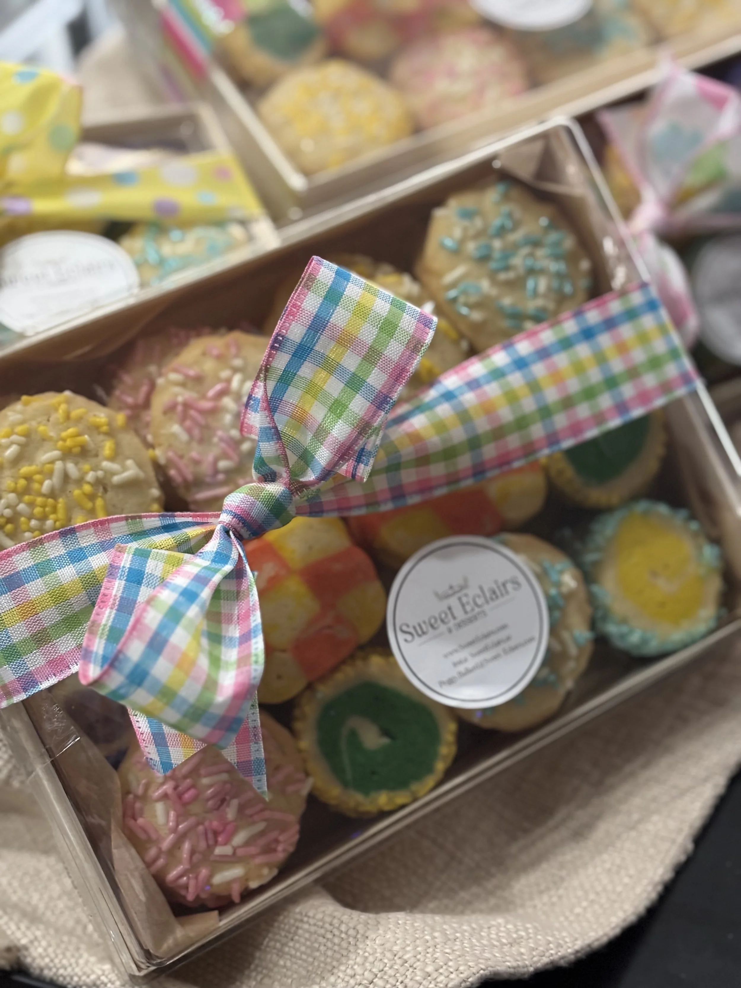 Sweet Eclairs Easter Butter Cookie Box - 1.5 pound
