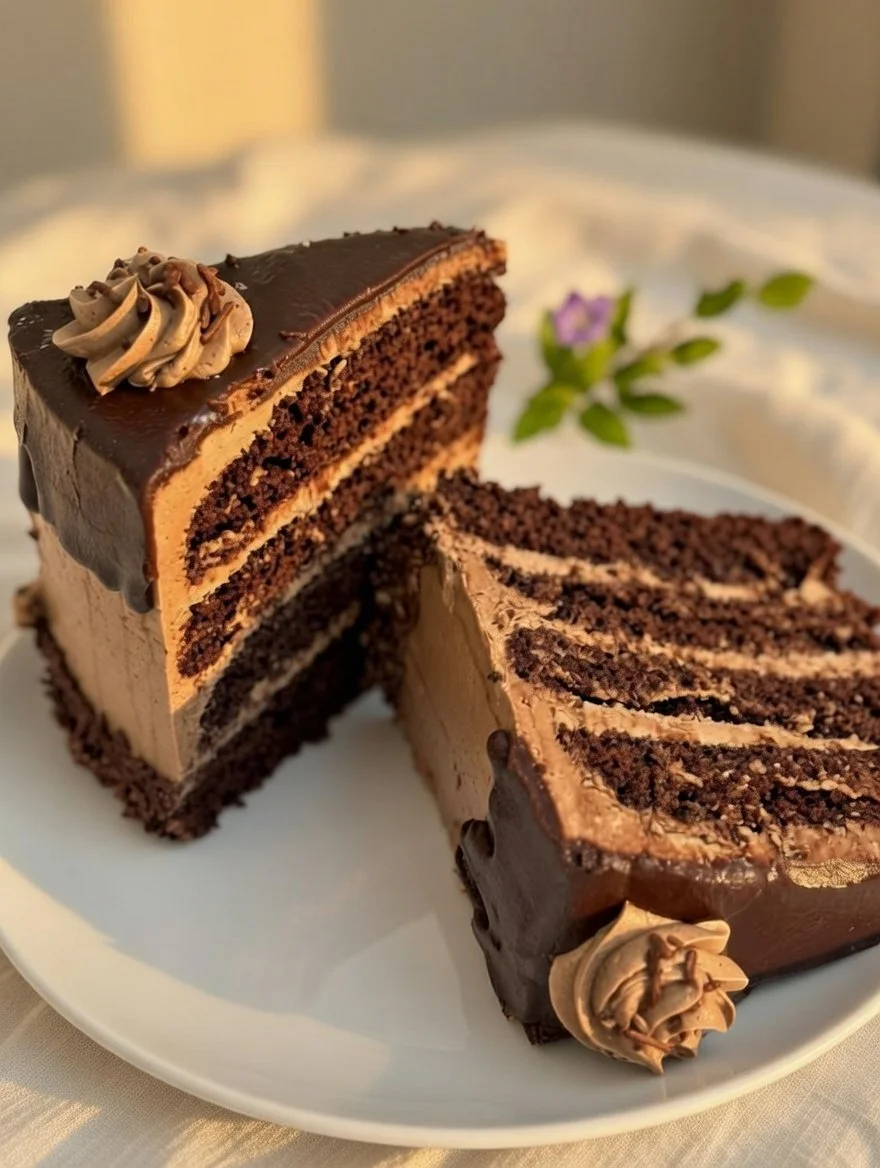 Chocolate Delight Cake Slices