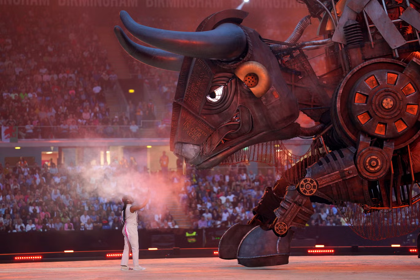 Birmingham 2022 Opening Ceremony Bull