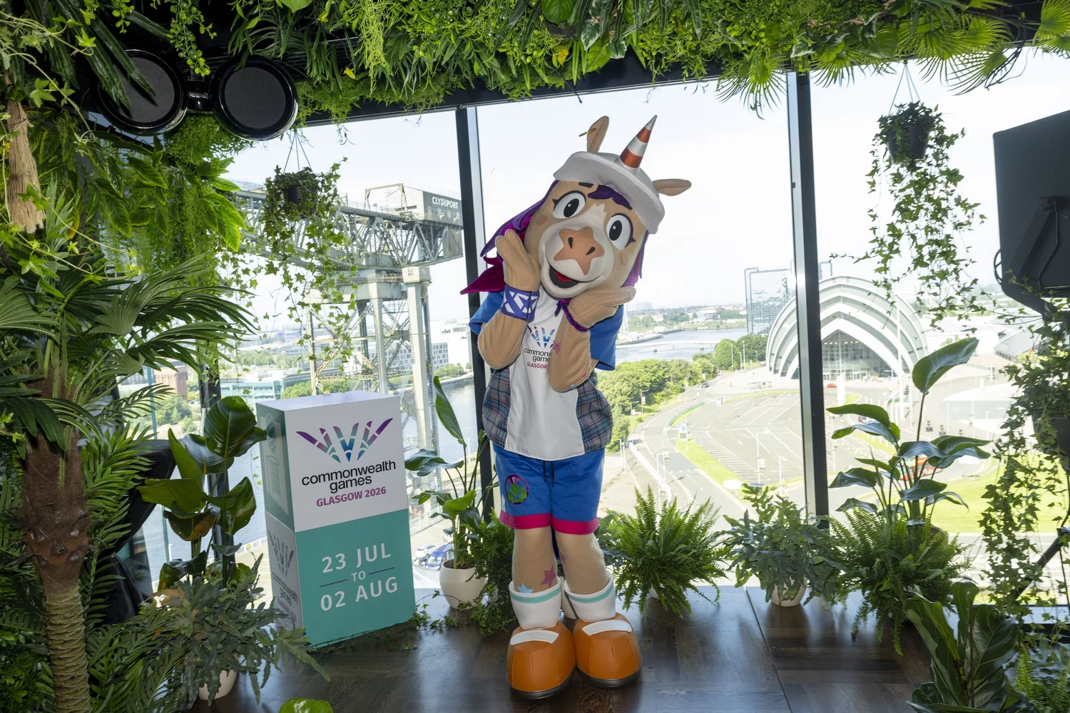 Finnie mascot unveiling in Glasgow