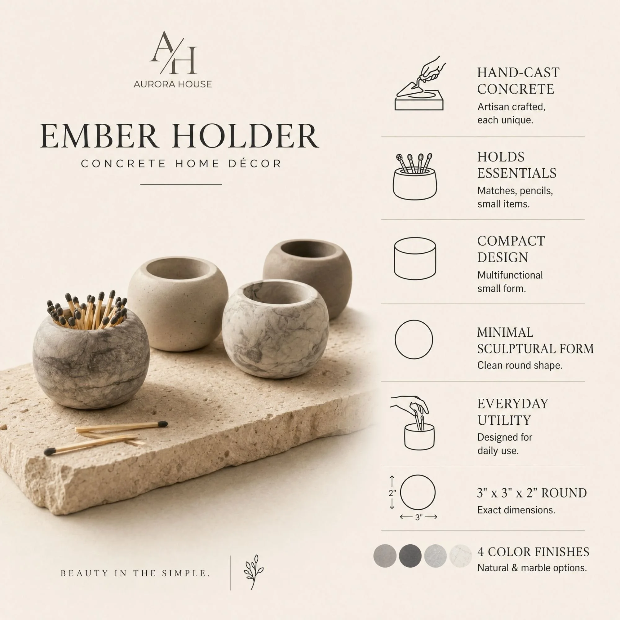 The Ember Holder - Aurora House Candle Company