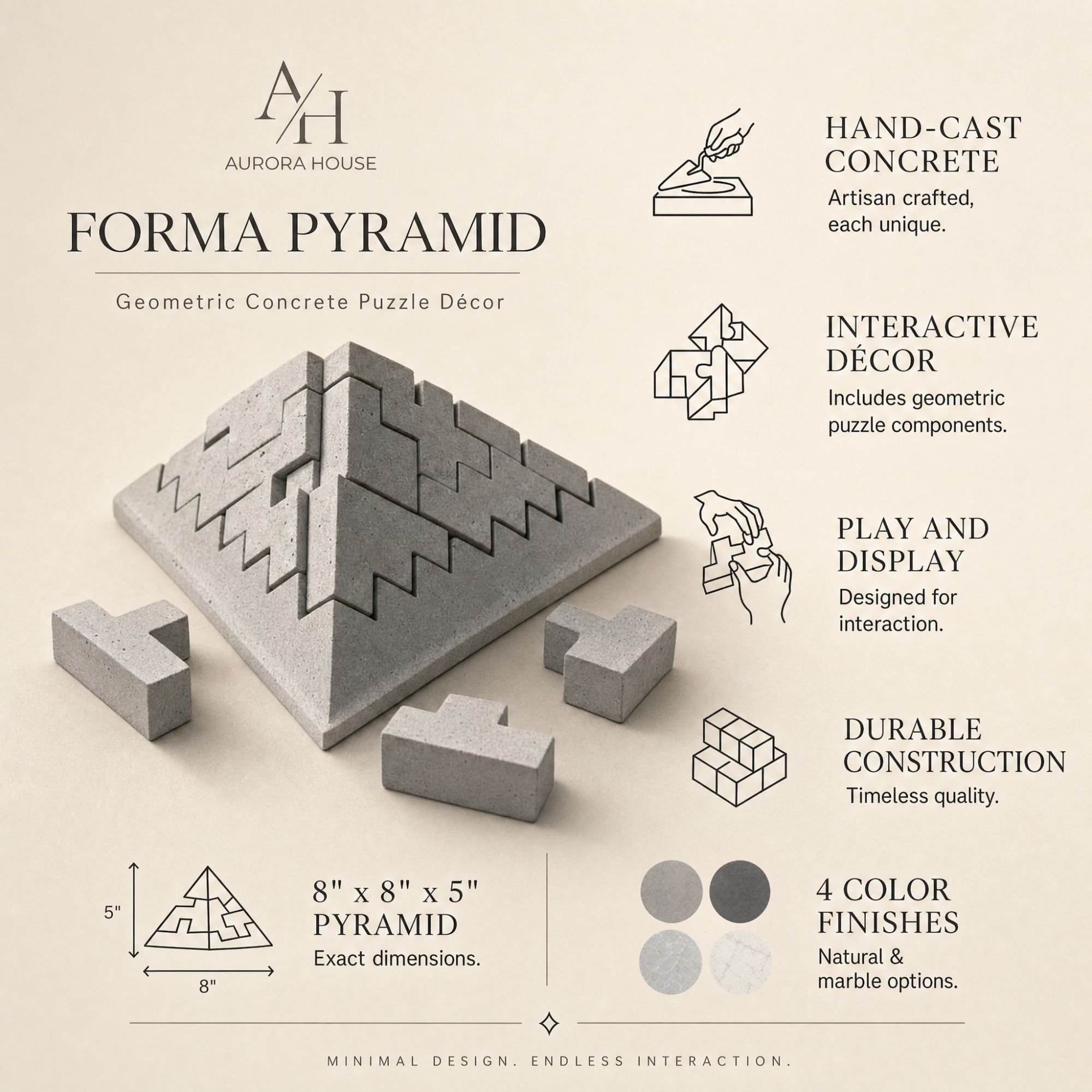The Forma Pyramid - Aurora House Candle Company