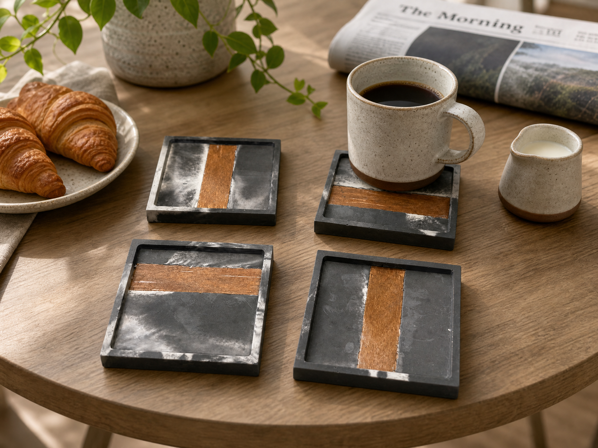 Inlay Coaster Set - Aurora House Candle Company