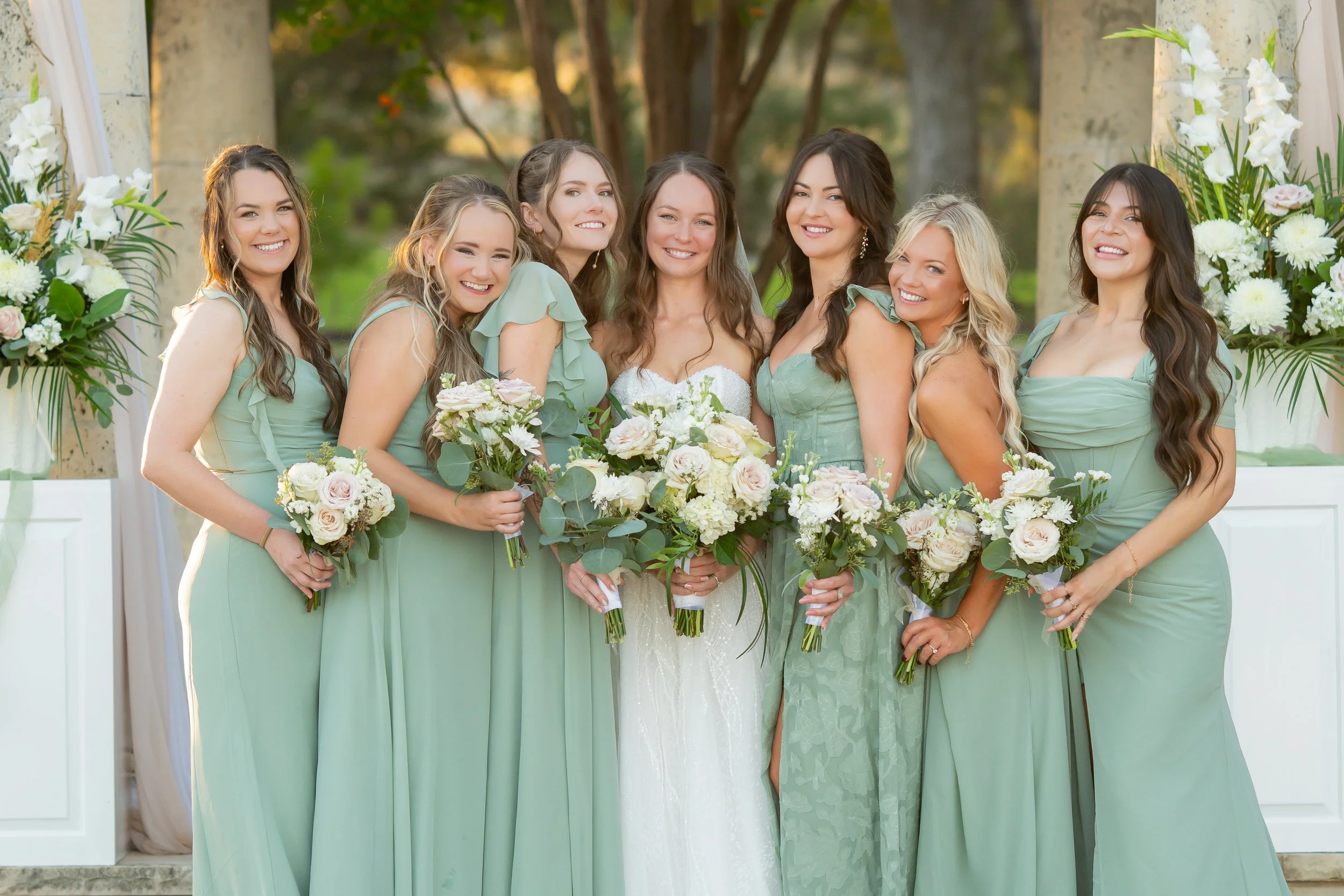Bridal Party in light green dresses.jpg