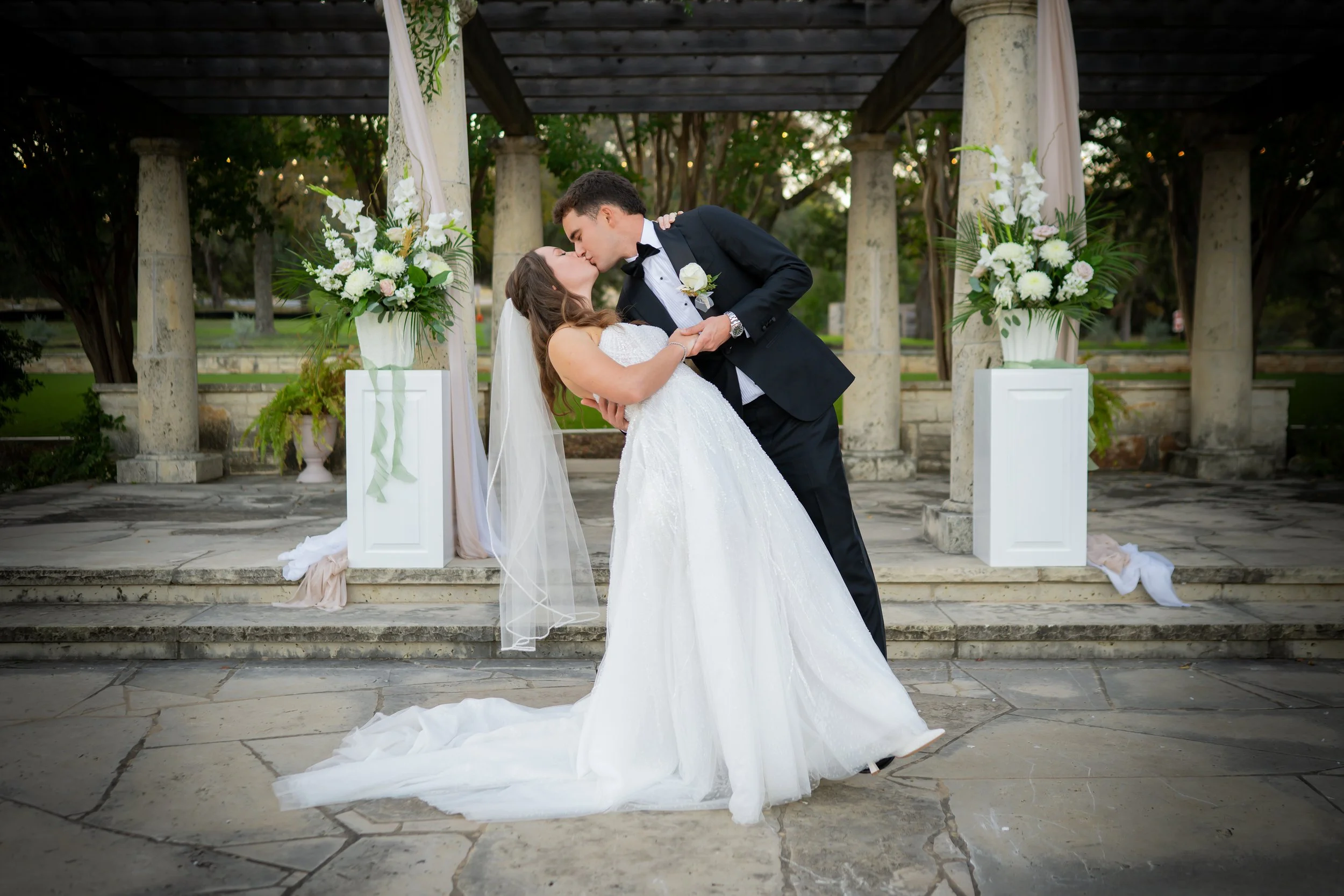 Bride and Groom Dip and kissing.jpg