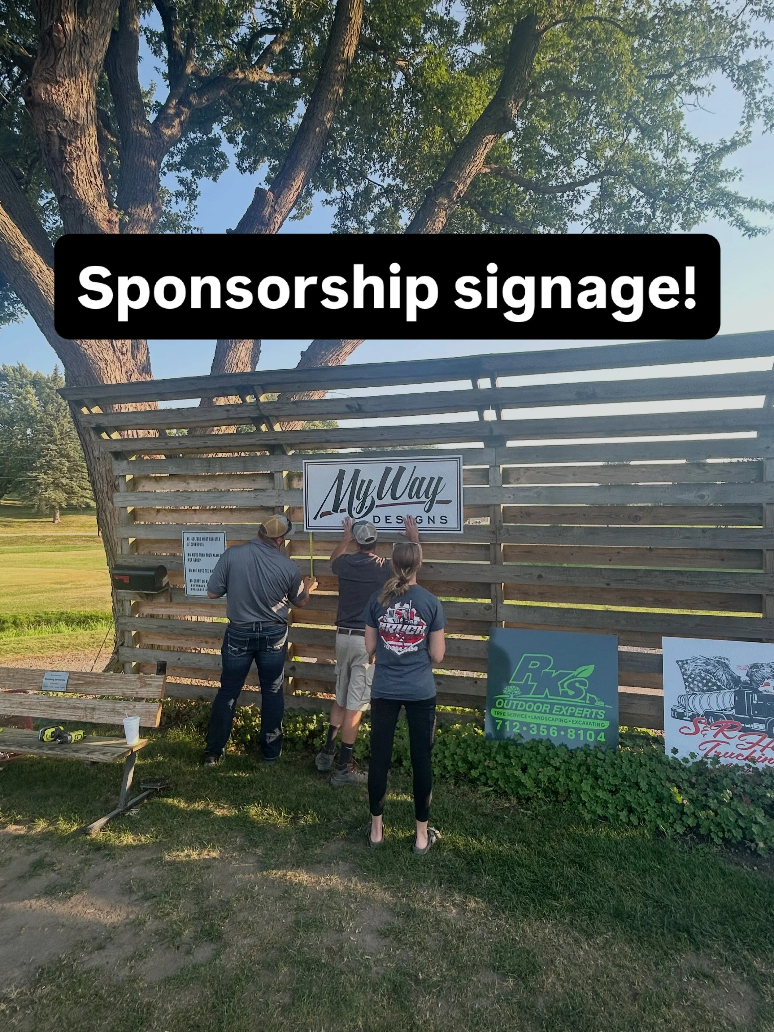 Thank you to our sponsors!  Our Albatross sponsors are starting to go up! If you are an Eagle or Albatross sponsor, share your logo so we can see your name! #golfaudubon