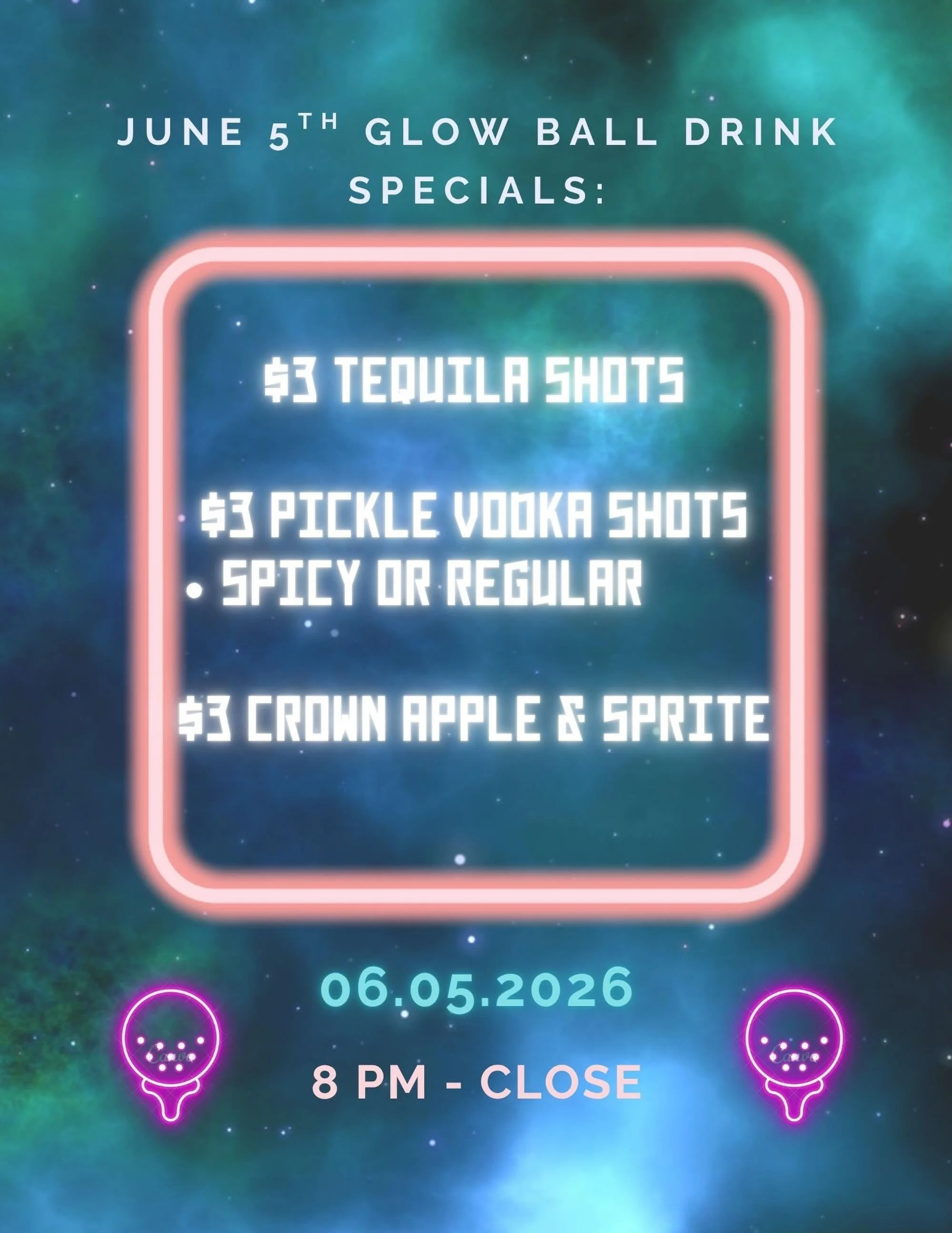 Here are the drink specials for this Friday! We are here for a good time, may not be a long time!😋😂🎉