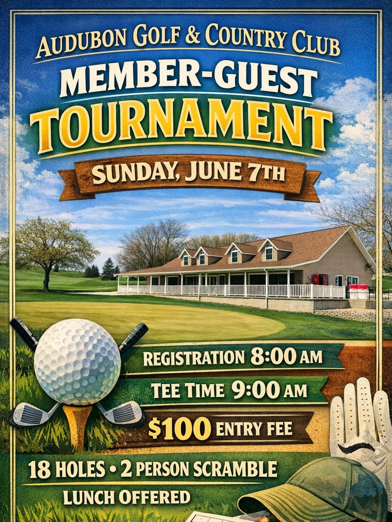 New to our tournament schedule! See you out there! #golfaudubon