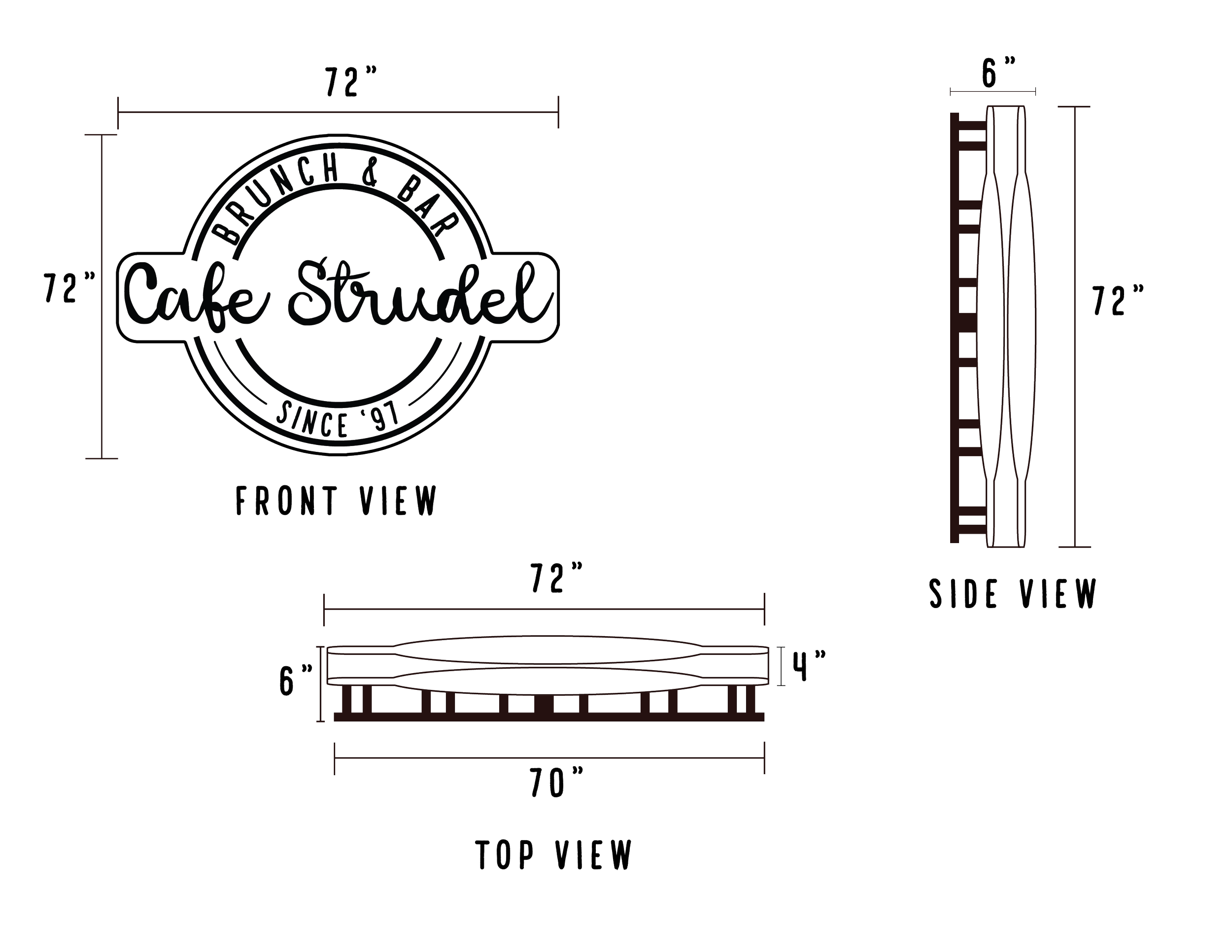 Neon Outdoor Signage Specs