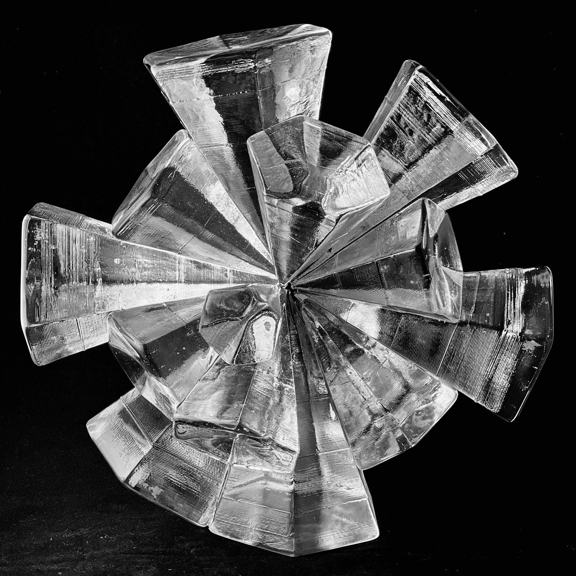 Apsaras Glass Sculptures