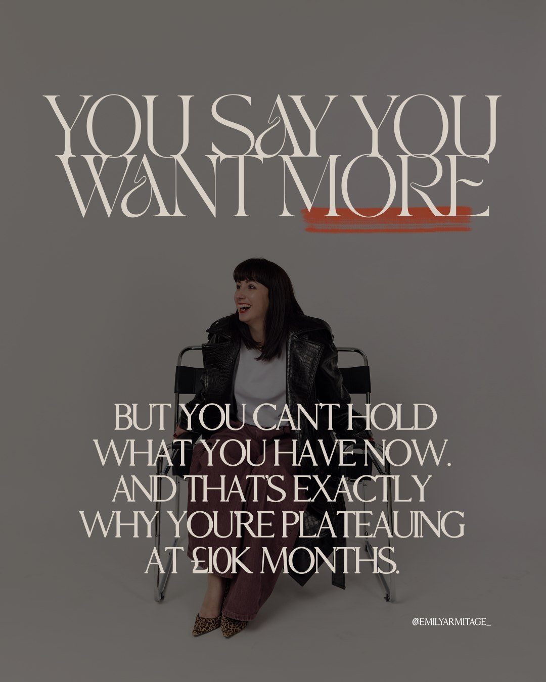 The cognitive dissonance is real.

You want it and you reject it at the same time. 

You're going round in circles and you're pissing yourself off.

You *think* you've got your structure nailed but your business model, offers and systems are like a j