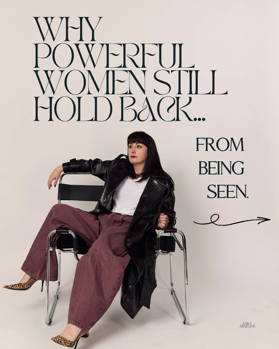 Everyone says they want visibility.

But the moment more eyes, more reach, more exposure becomes *real,* something in the body says no.

That's not a content strategy problem, and it's not a mindset block or limiting belief you can journal your way o