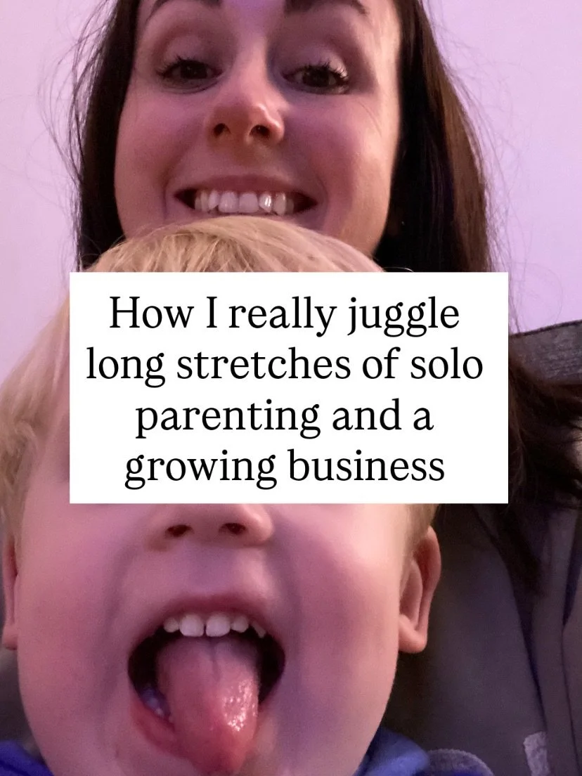 When I say I work for myself and solo parent for six months of the year in 2 week chunks, most people say, &lsquo;how do you do it?&rsquo; 

This is how. 

I have help. I ask for support when I need it. And that has been so incredibly hard to do beca