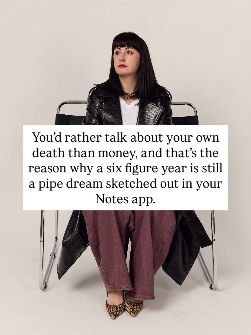 I&rsquo;m not promising you six figures in 3 days. 

I am promising you the clarity to go forward, the connection with the version of you that gets there and the practical insights to make six figures happen this financial year.

DM me SIX and I&rsqu