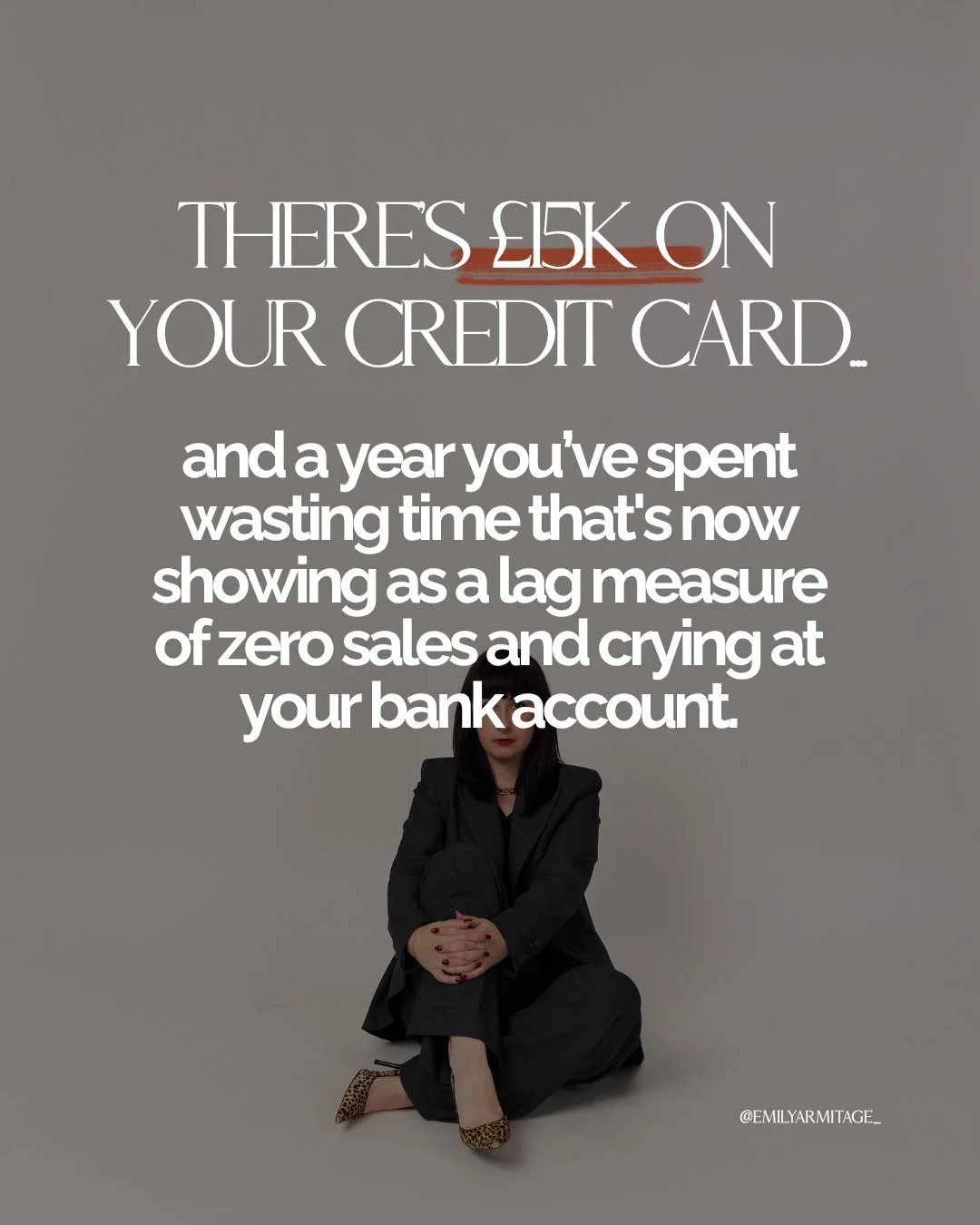 I am hearing this story on repeat right now.

You&rsquo;ve finally realised you&rsquo;ve:

👉 been outsourcing your power

👉 created a version of a business you don&rsquo;t even want

👉 wasted your precious time, energy and money in the process

An