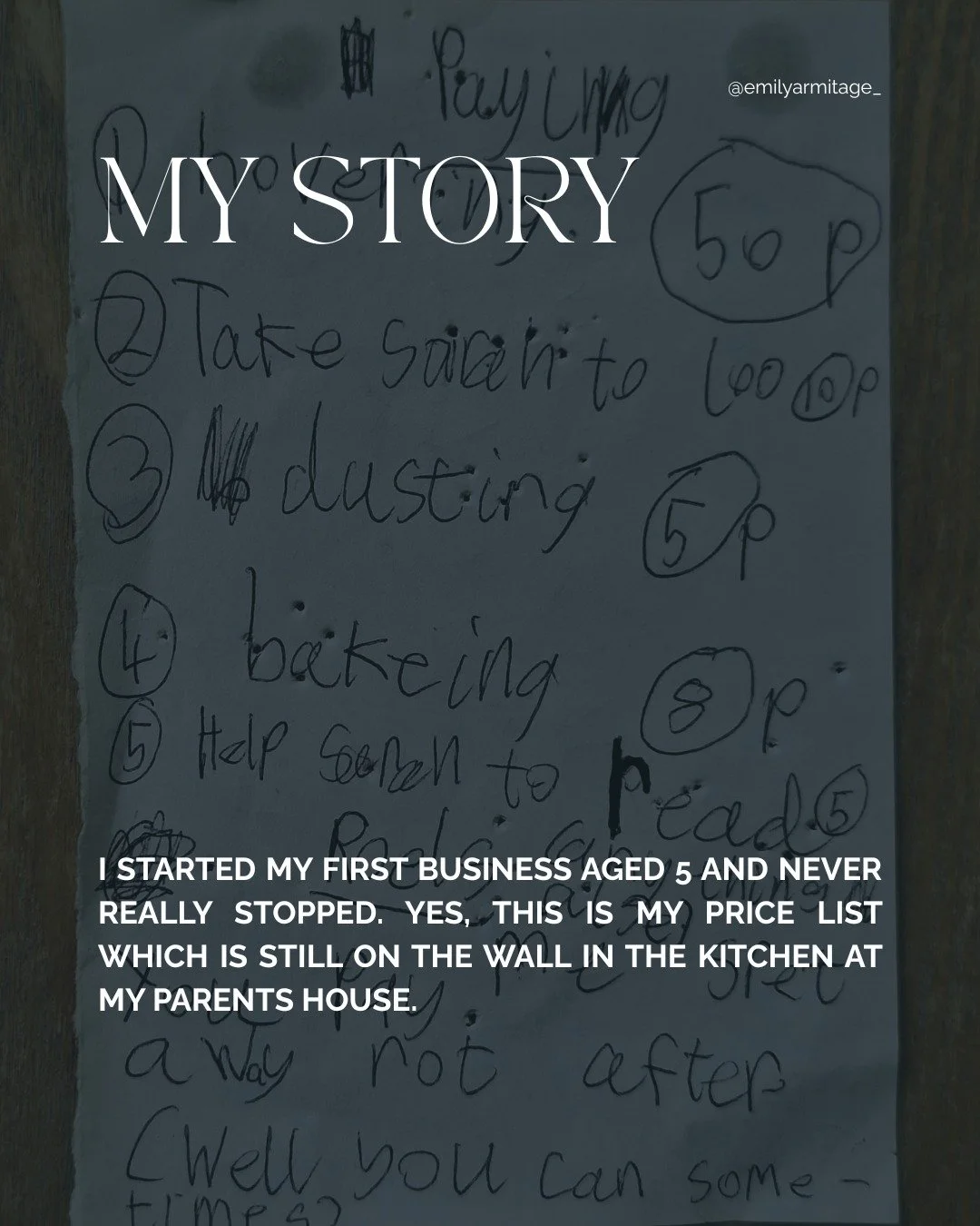 I didn't read a business book once and decide it was my calling.

It's my experience, my skill set and part of my Human Design. It's in the making over two decades through multiple industries, 4 side hustles and quite a few qualifications. 

When you