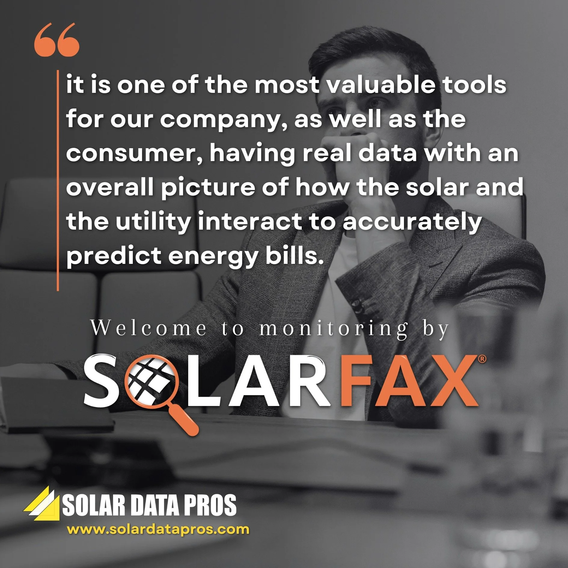 SolarFax&reg; is the leading proprietary energy analysis platform.