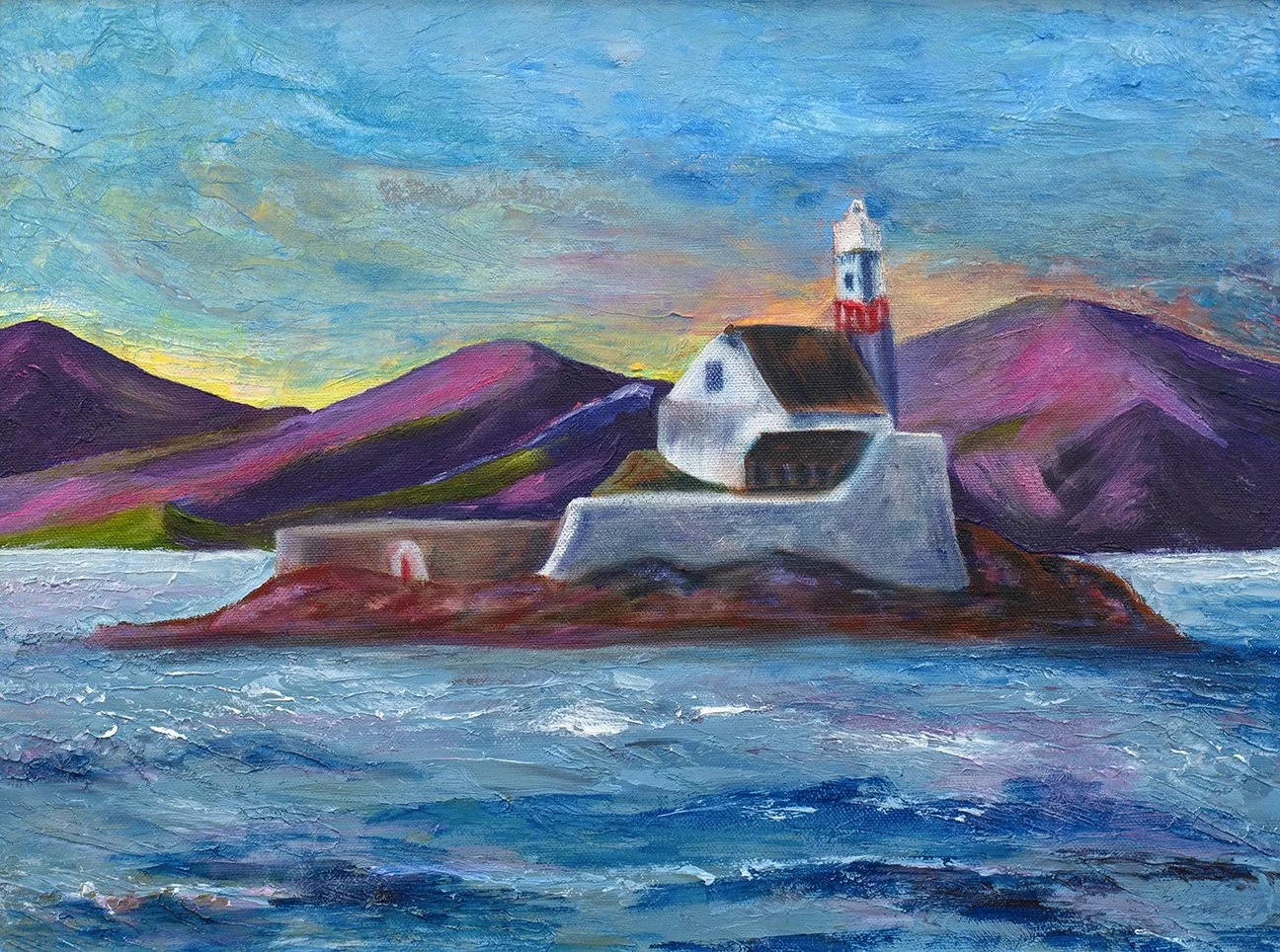 Fenit in flame and foam