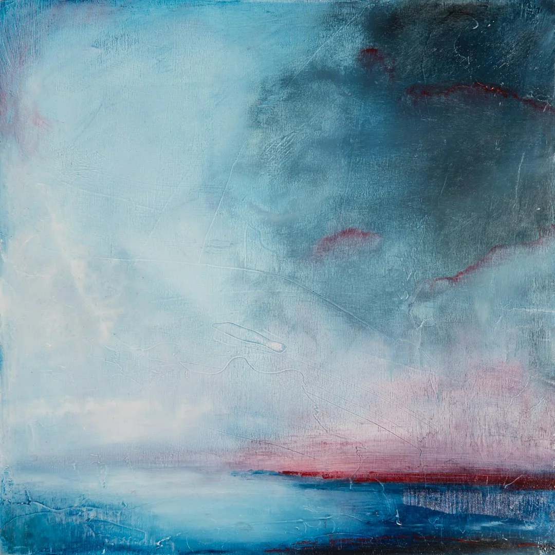 Before the day, the sea, oil on wood panel, 20 x 20cm: €250