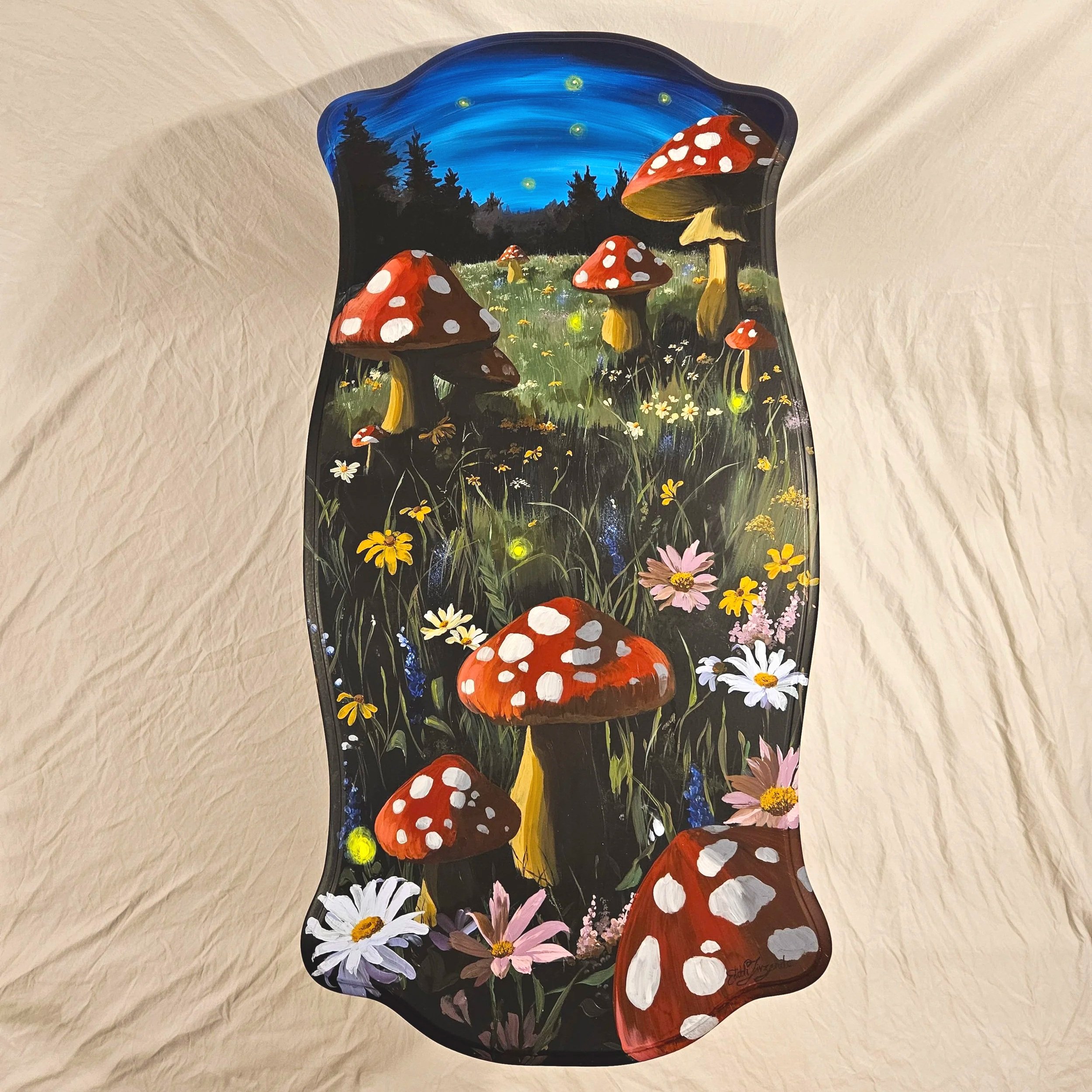 Midsummer Nights Hand Painted Table