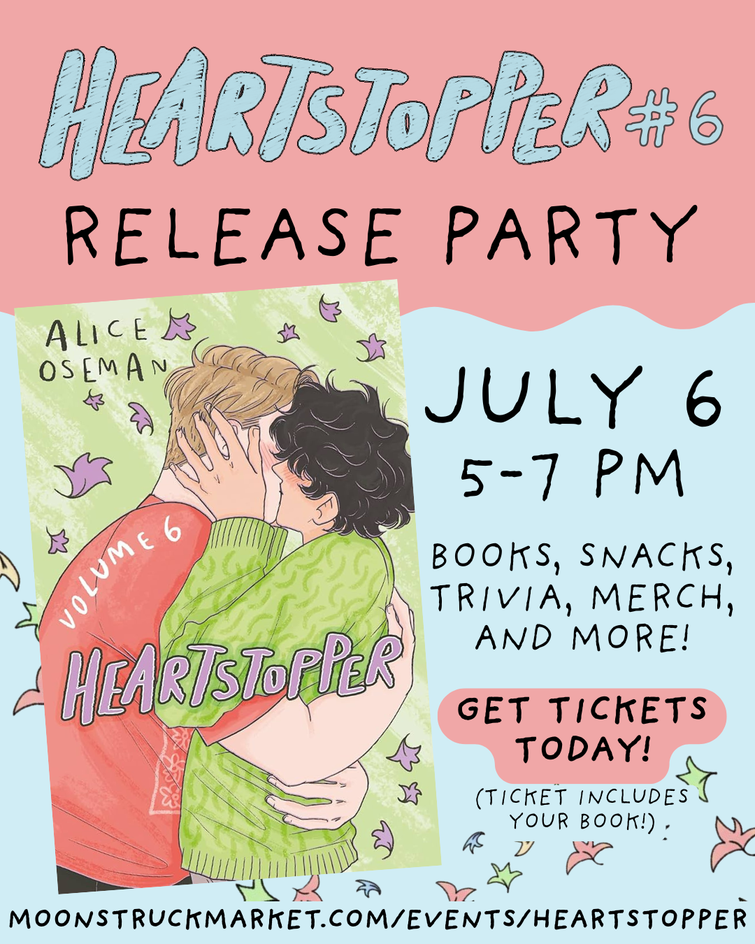 Heartstopper Release Party + Preorder