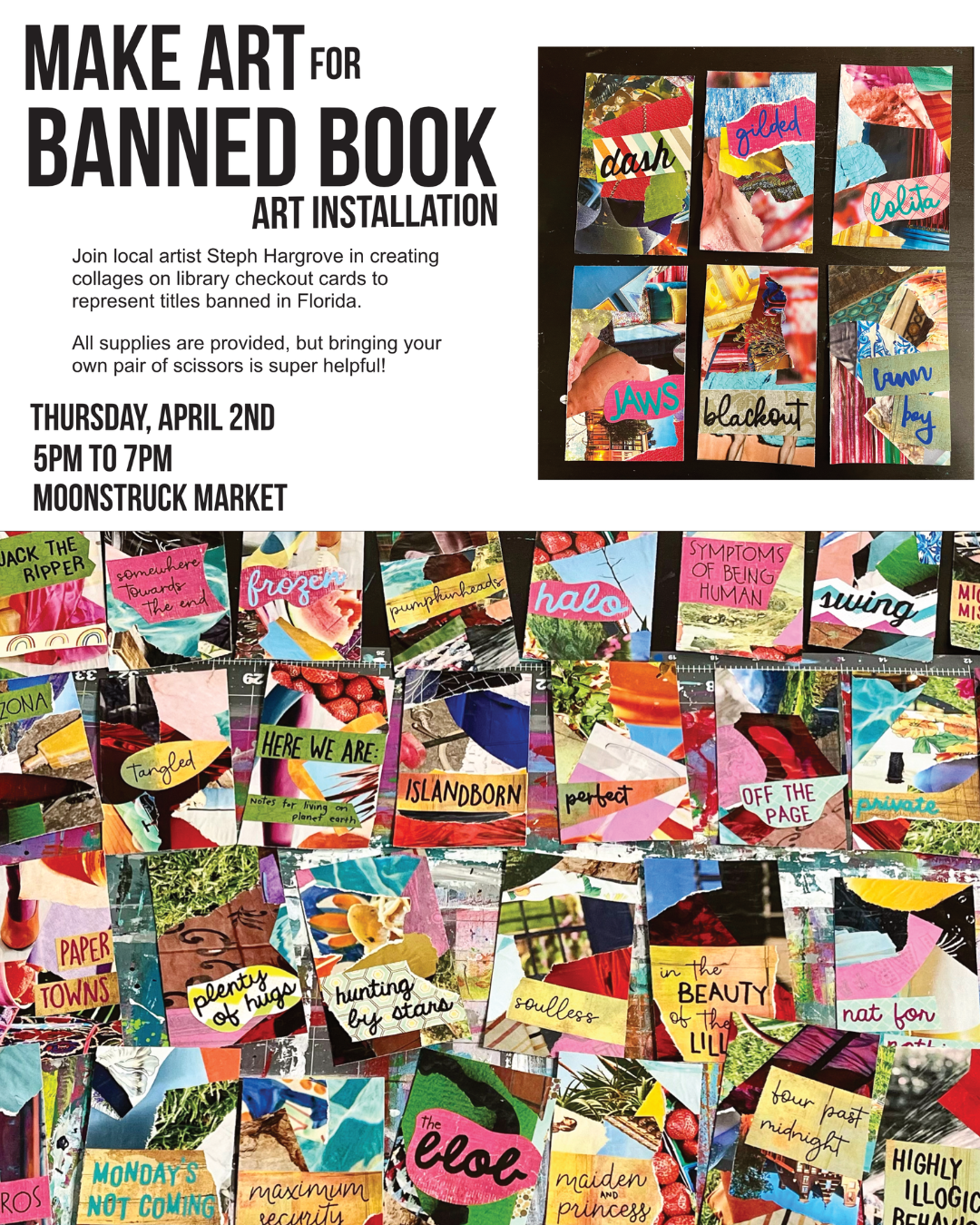 Banned Book Collage Party