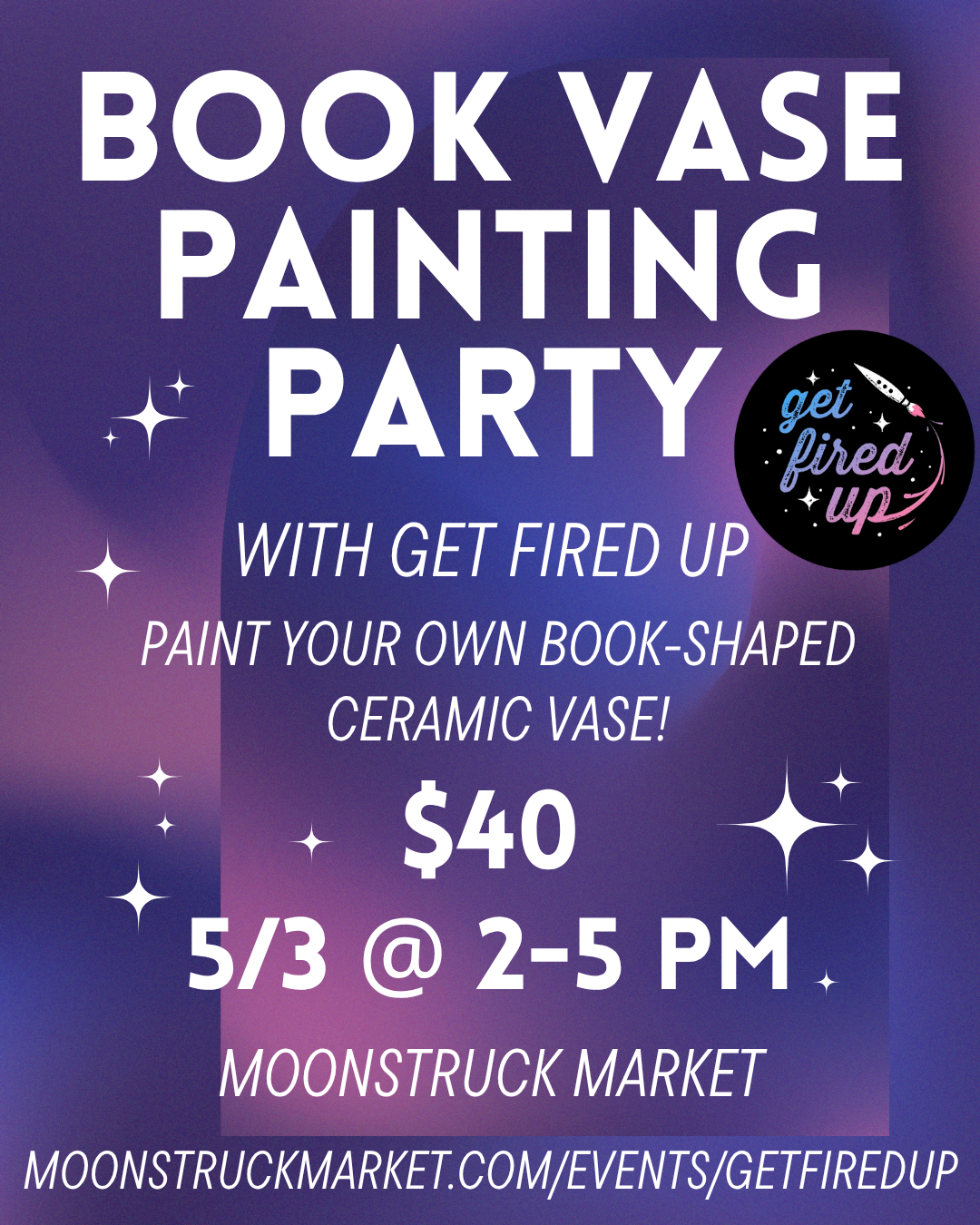 Book Vase Painting Workshop