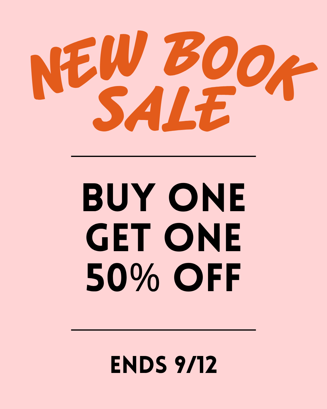 New Book Sale