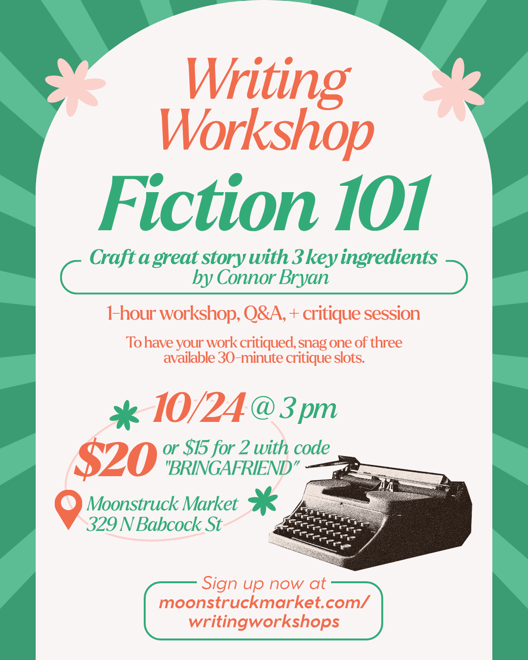 Writing Workshop: Fiction 101