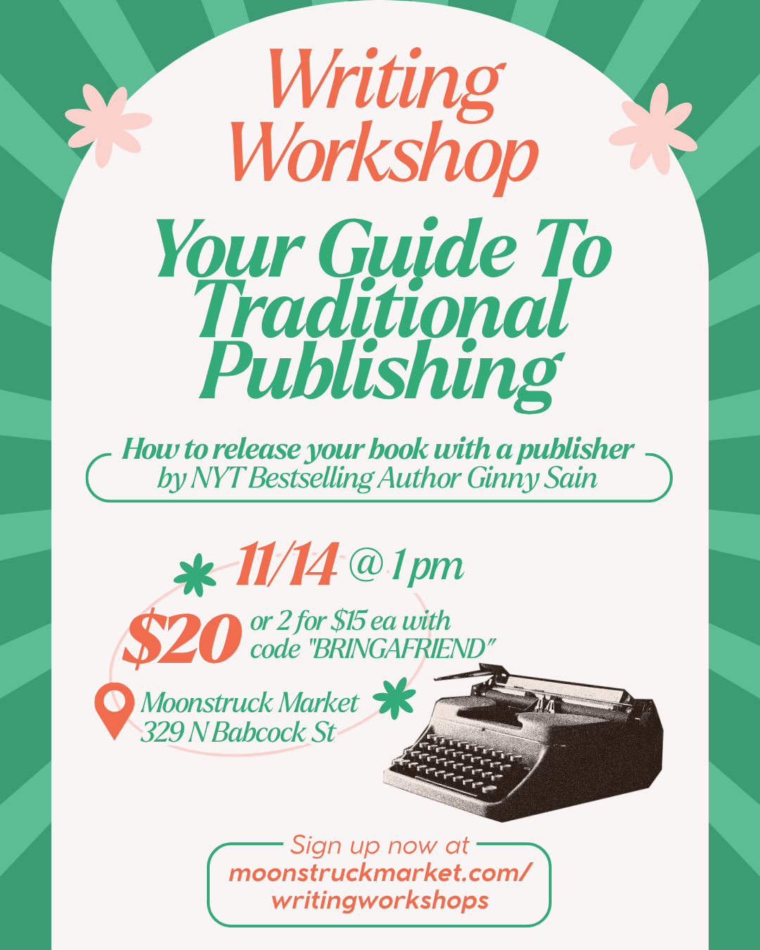 Writing Workshop: Your Guide to Traditional Publishing