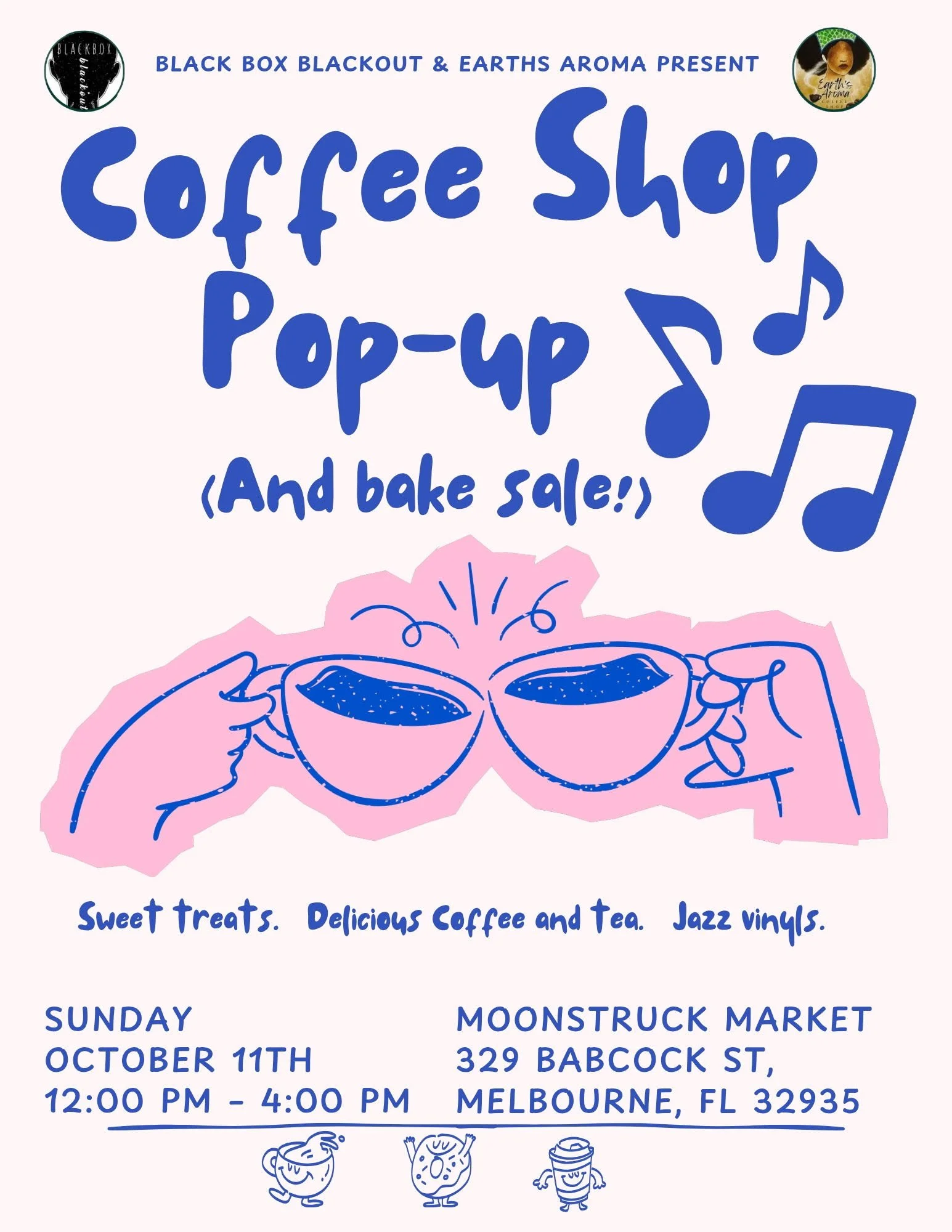 Coffee Shop Pop-Up and Bake Sale 