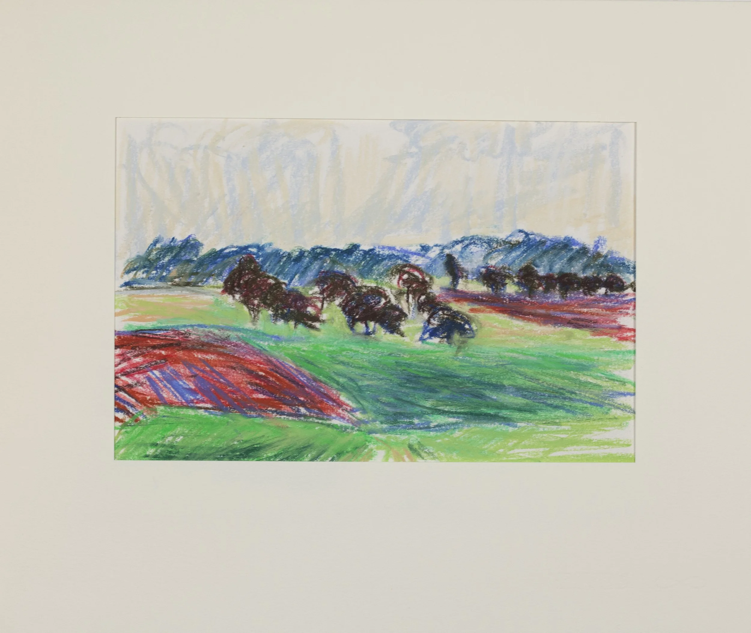 Pailly, France, matted to 9x6
