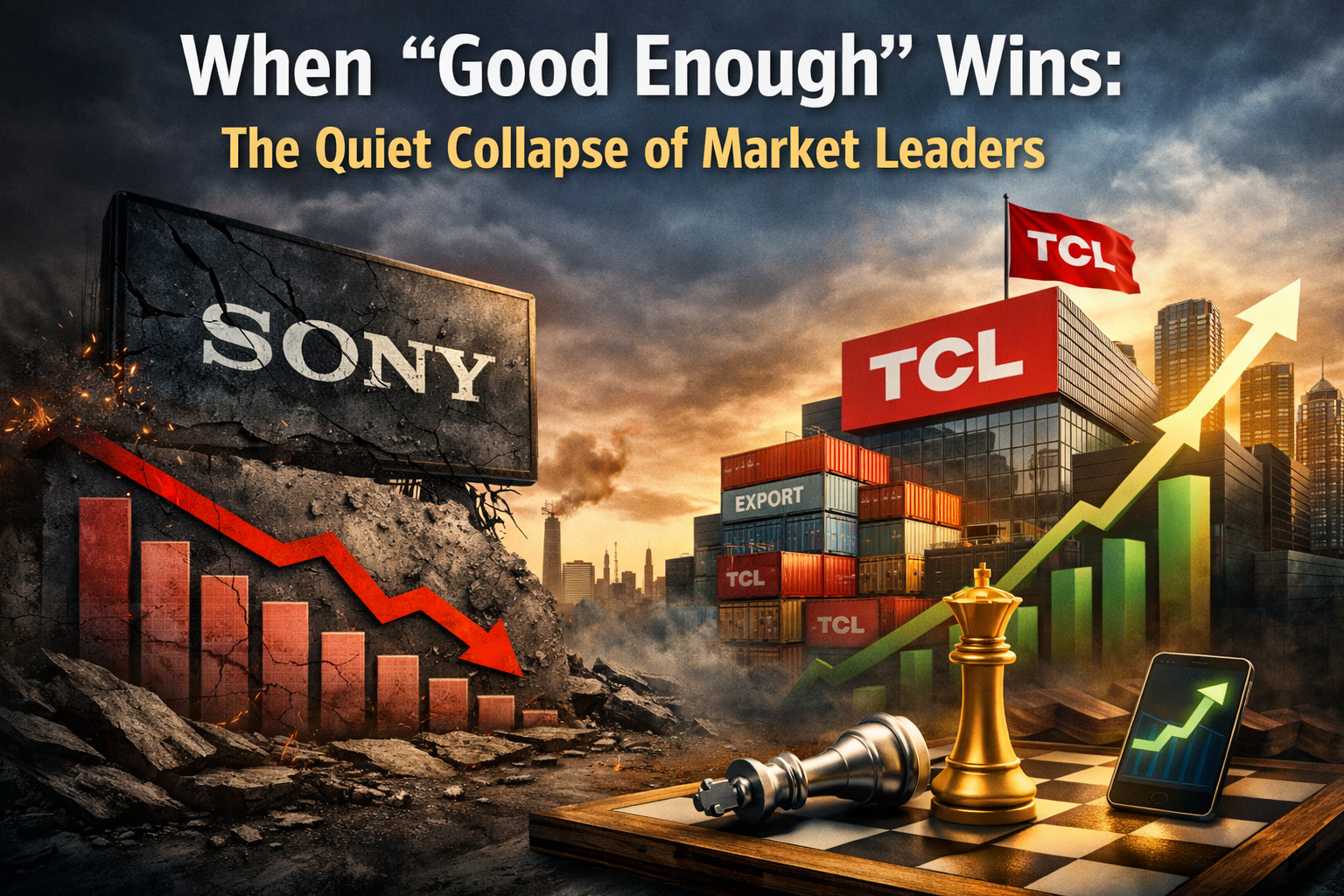 When “Good Enough” Wins: The Quiet Collapse of Market Leaders