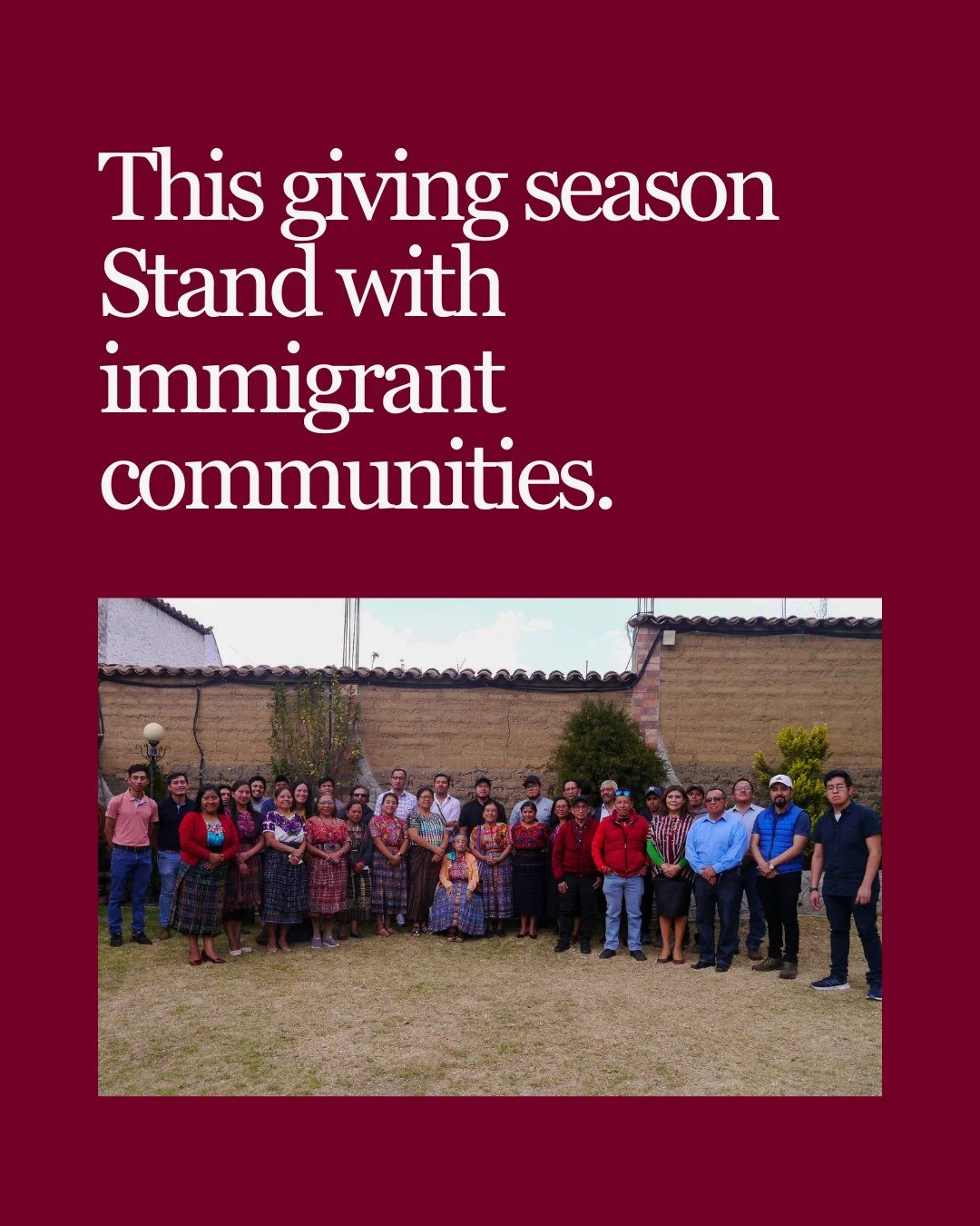 This giving season, we&rsquo;re asking our community to stand with immigrants&mdash;especially Maya Peoples navigating asylum, detention, and forced return.
Across the U.S., escalating harm toward immigrant communities is creating fear and instabilit
