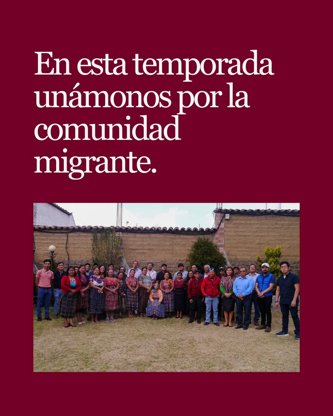 En esta temporada de aportaciones, pedimos a nuestra comunidad que se una por las personas migrantes&mdash;especialmente por los Pueblos Mayas que enfrentan casos de asilo, detenci&oacute;n y retorno forzado.

En EE.UU. se intensifican los ataques co