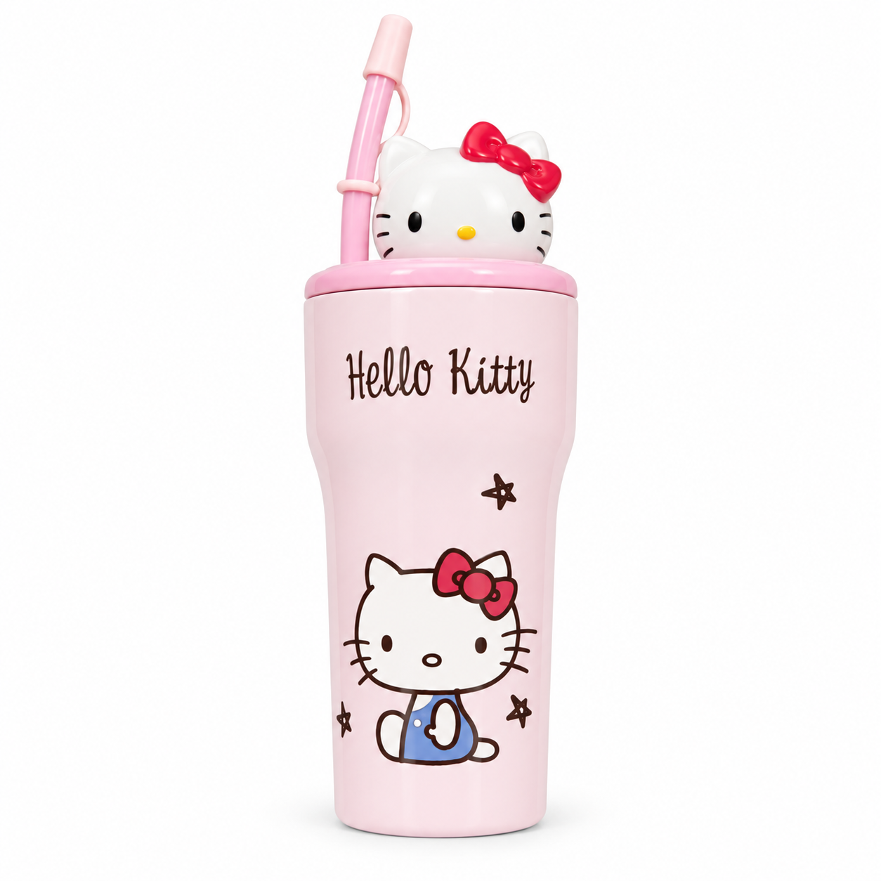 Hello Kitty Pink Straw Tumbler