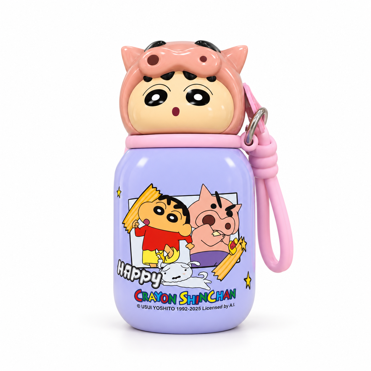 Shin-chan Pig Hero Water Bottle