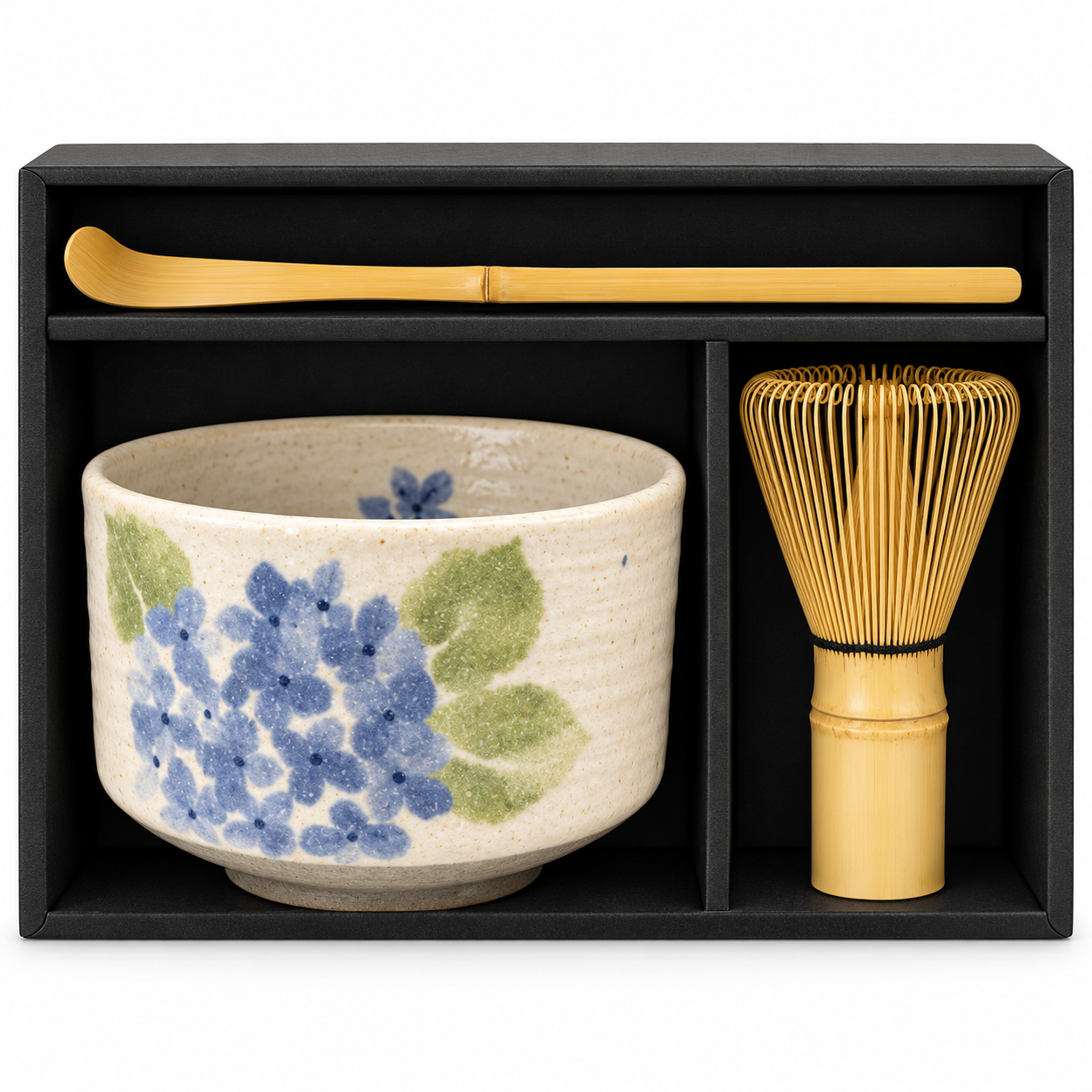 Blue Hydrangea Matcha Set – 3 PCS