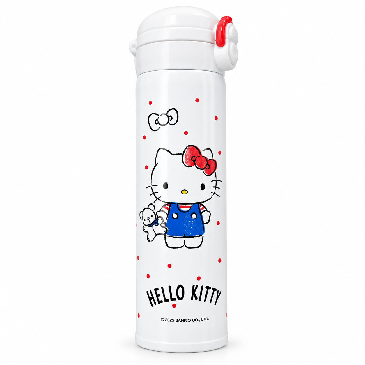 Hello Kitty Classic Polka Dot Water Bottle