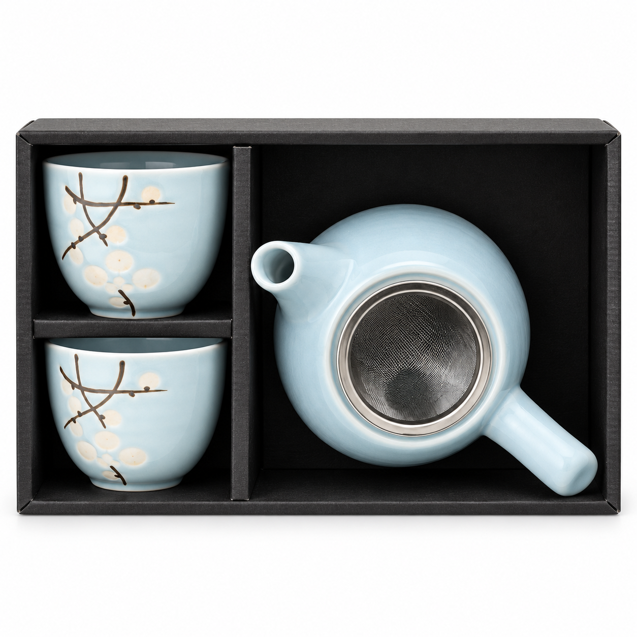 Soft Blue Blossom Tea Set