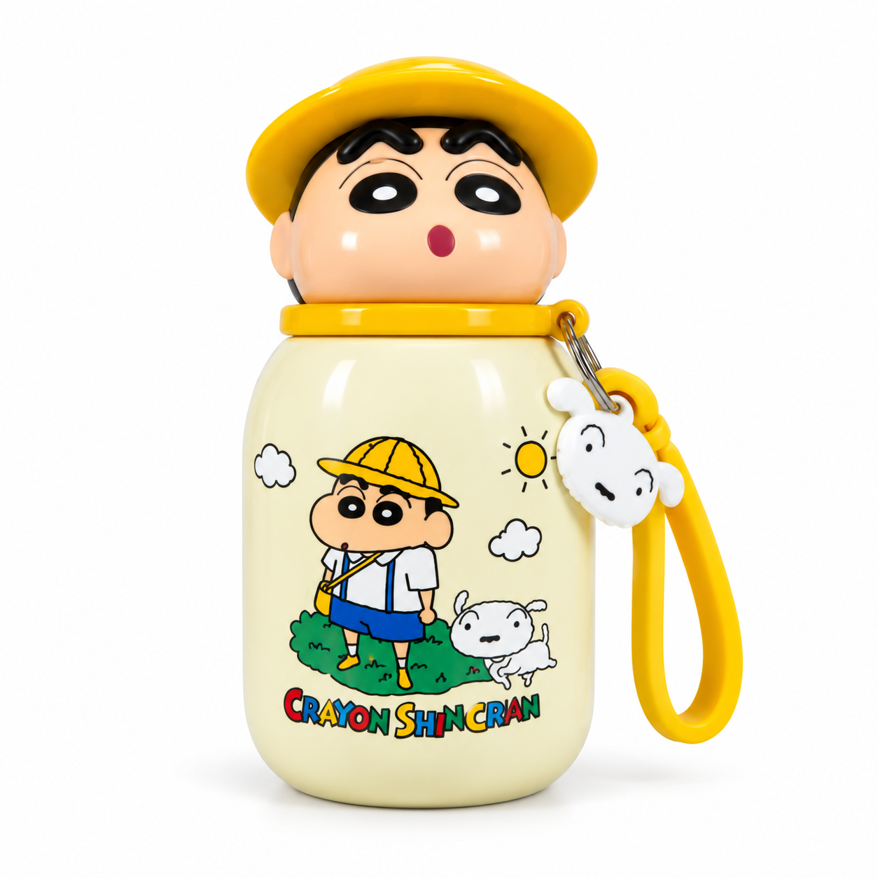 Shin-chan Yellow Hat Water Bottle