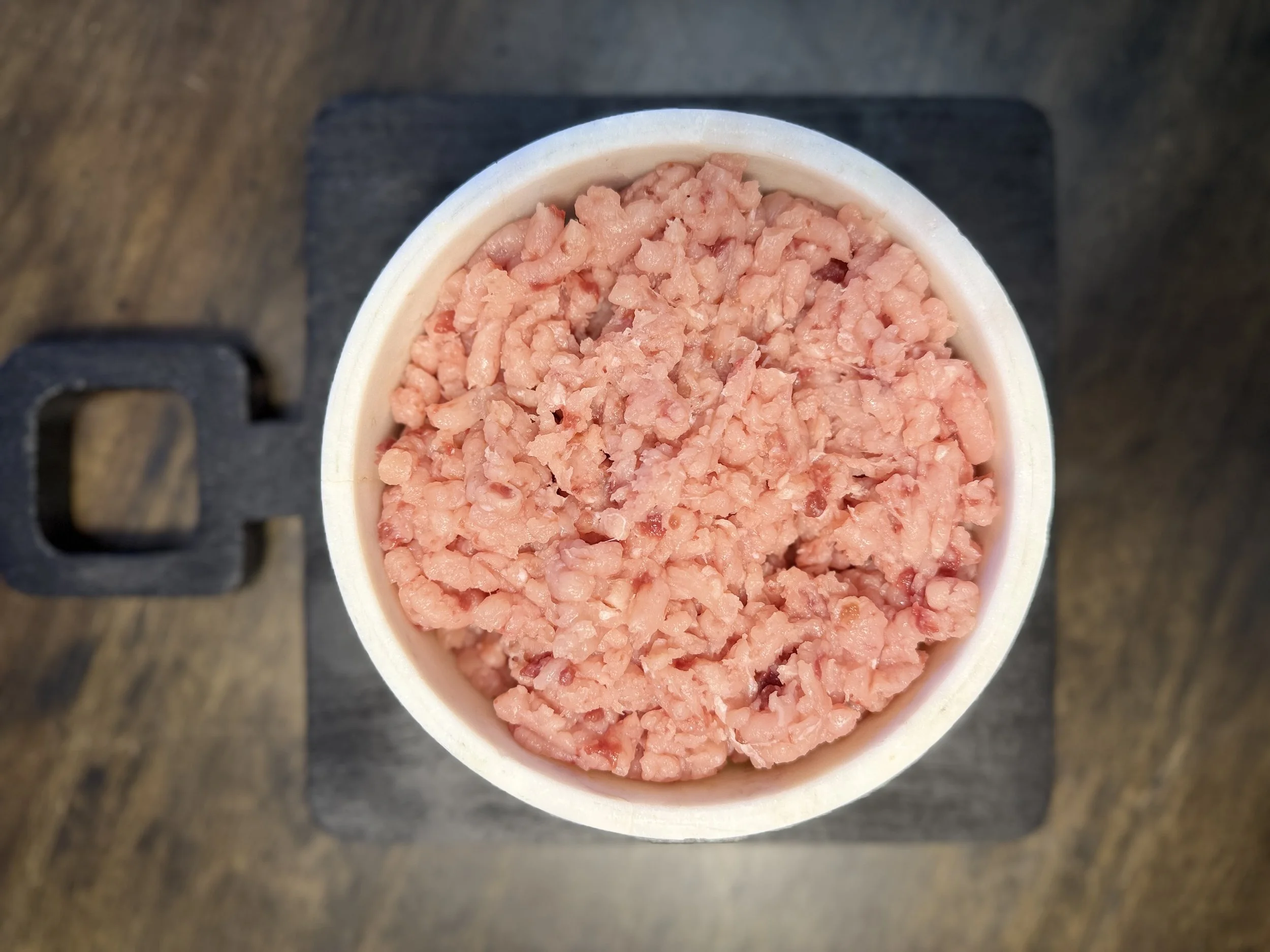 Free range turkey with heart raw cat food single protein blend